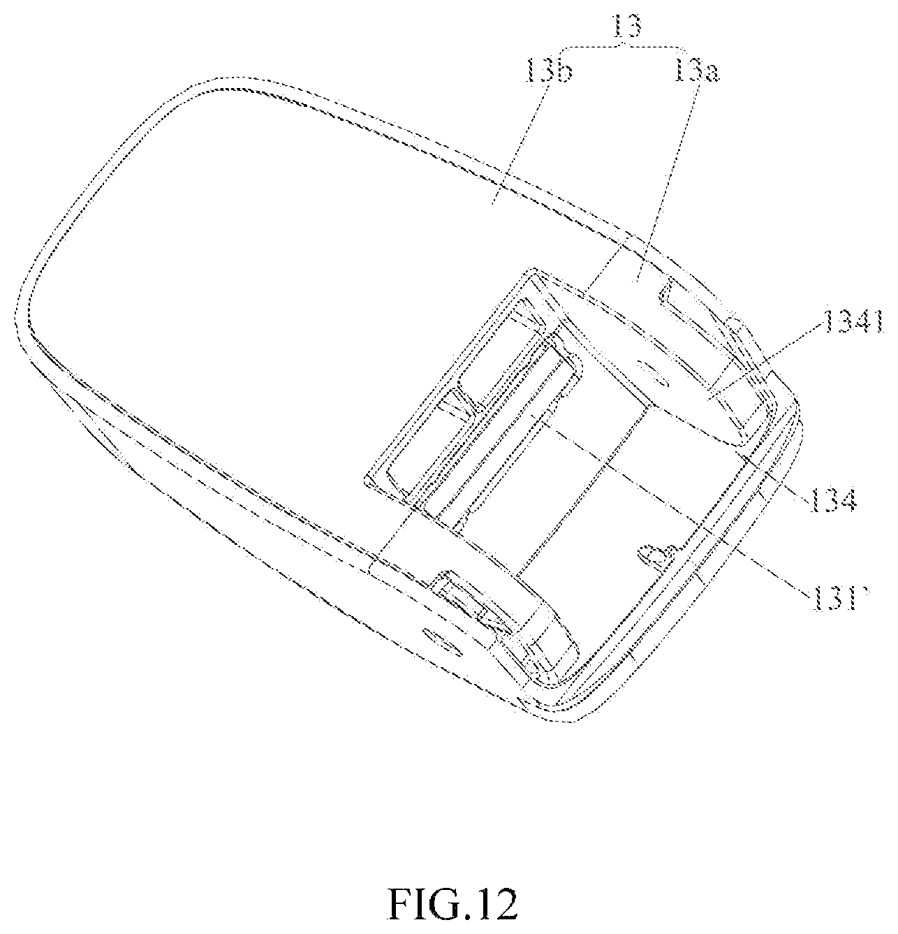 Patent US12311816 Figure 12 – Child safety seat and side impact protection device thereof