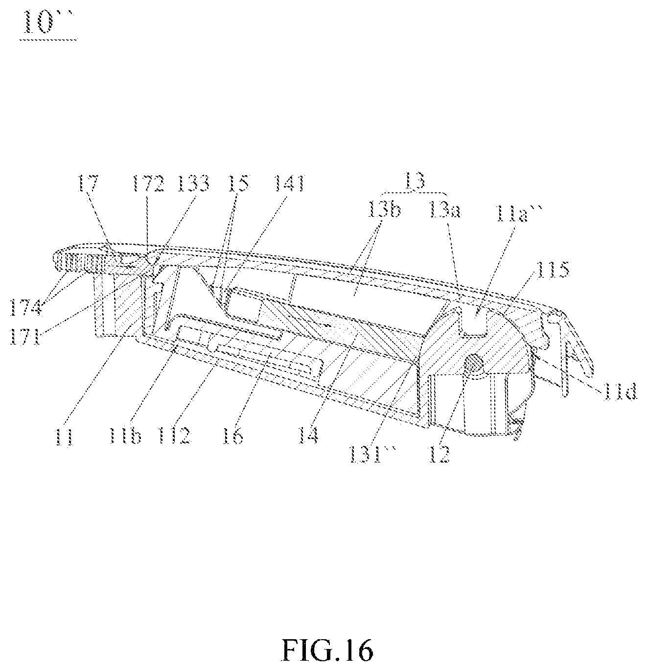 Patent US12311816 Figure 16 – Child safety seat and side impact protection device thereof