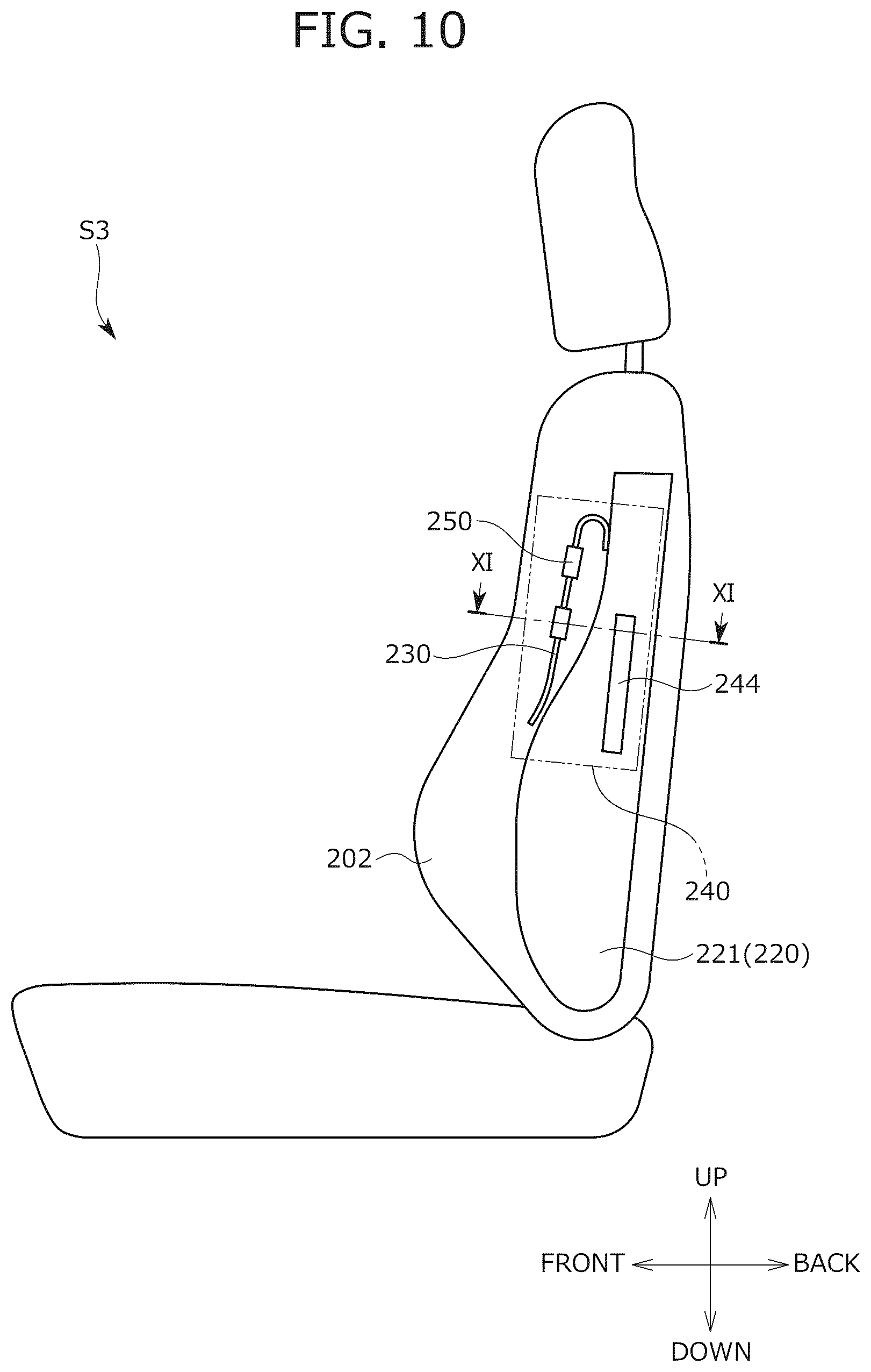 Patent US12311817 Figure 13 – Conveyance seat