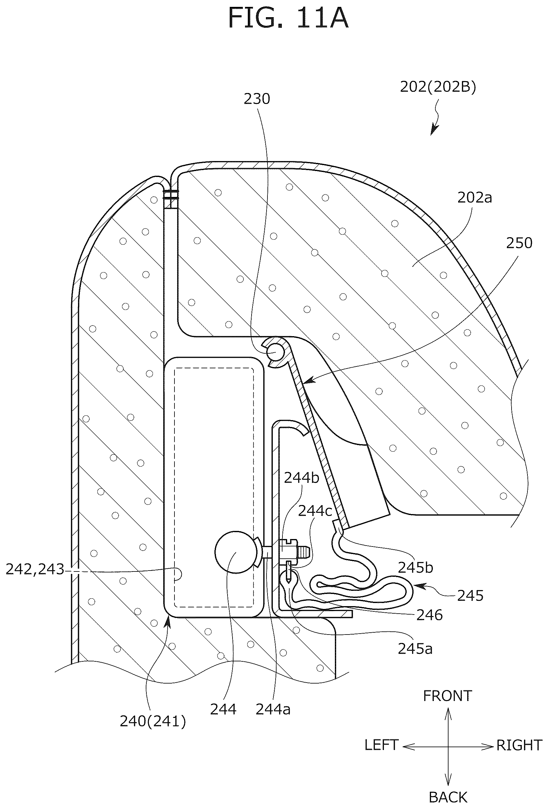 Patent US12311817 Figure 14 – Conveyance seat