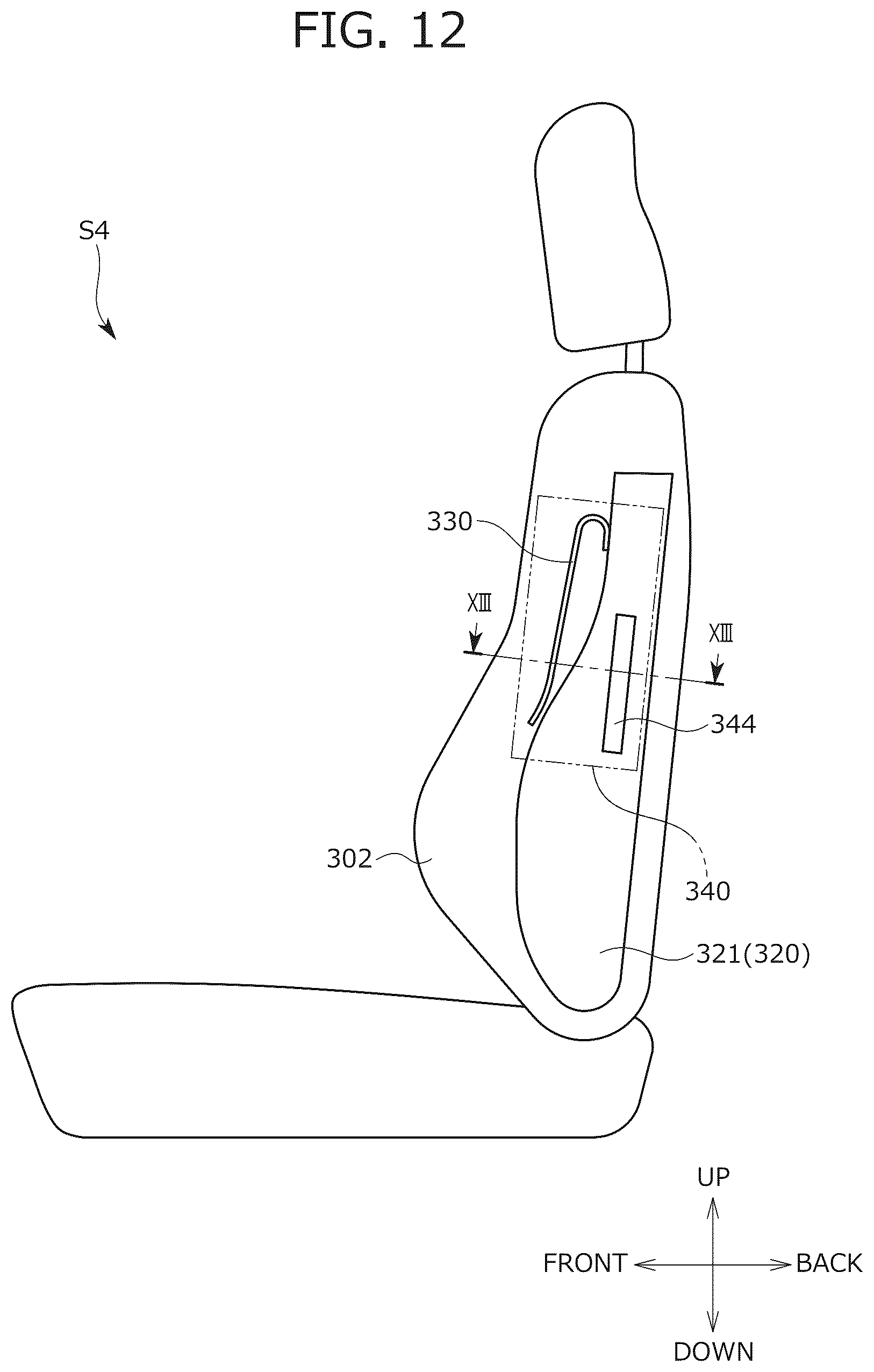 Patent US12311817 Figure 16 – Conveyance seat