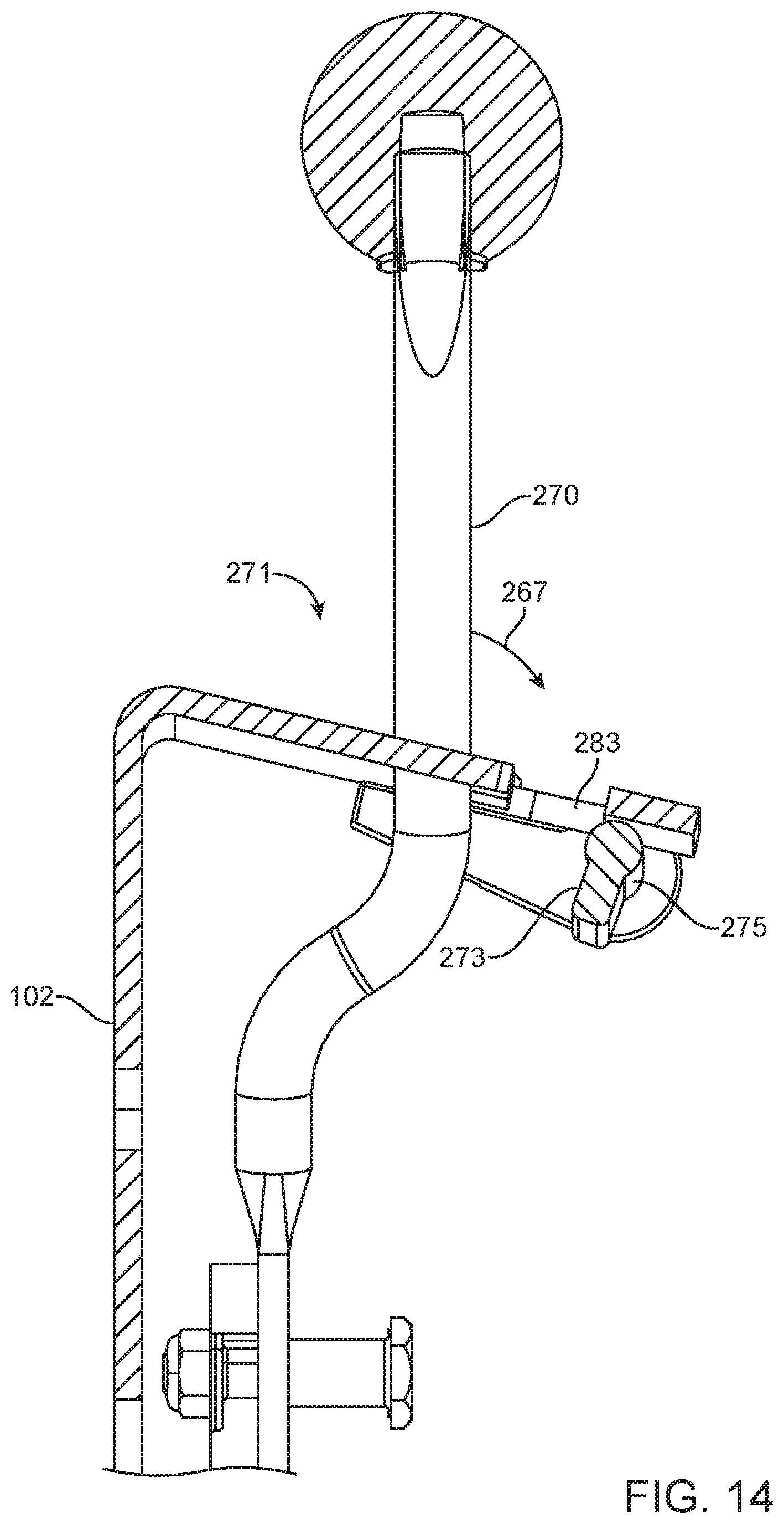 Patent US12311818 Figure 14 – Grounds maintenance vehicle with adjustable suspension system