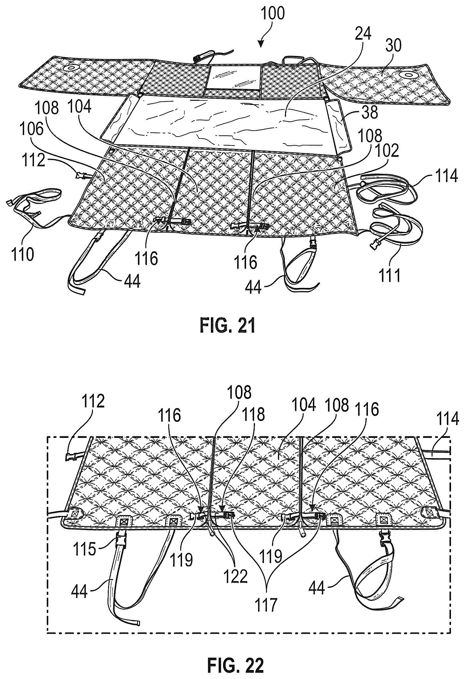 Patent US12311819 Figure 12 – Cover for fold-up vehicle seats