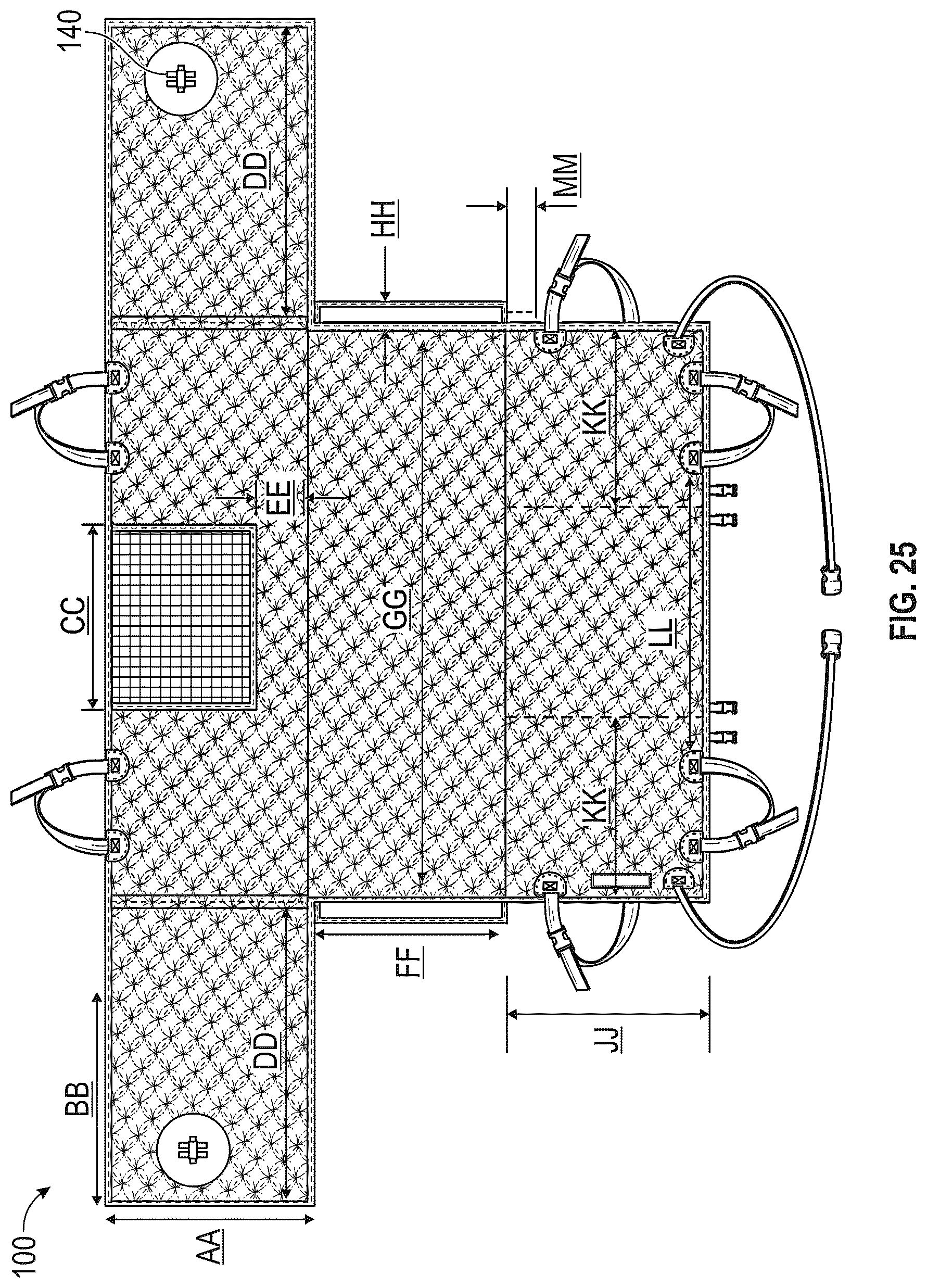 Patent US12311819 Figure 15 – Cover for fold-up vehicle seats