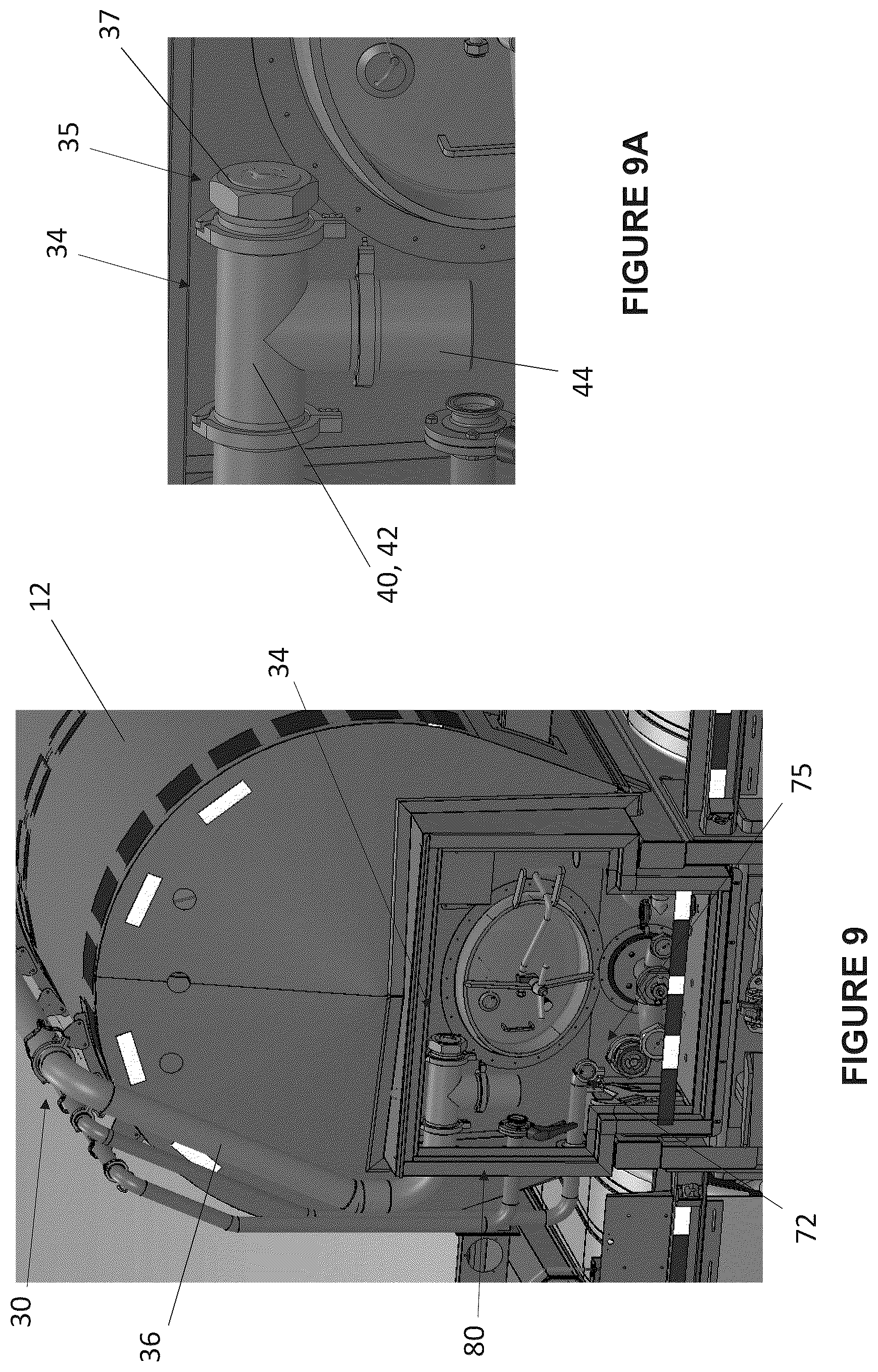 Patent US12311823 Figure 9 – Tank trailer with fluid collection system