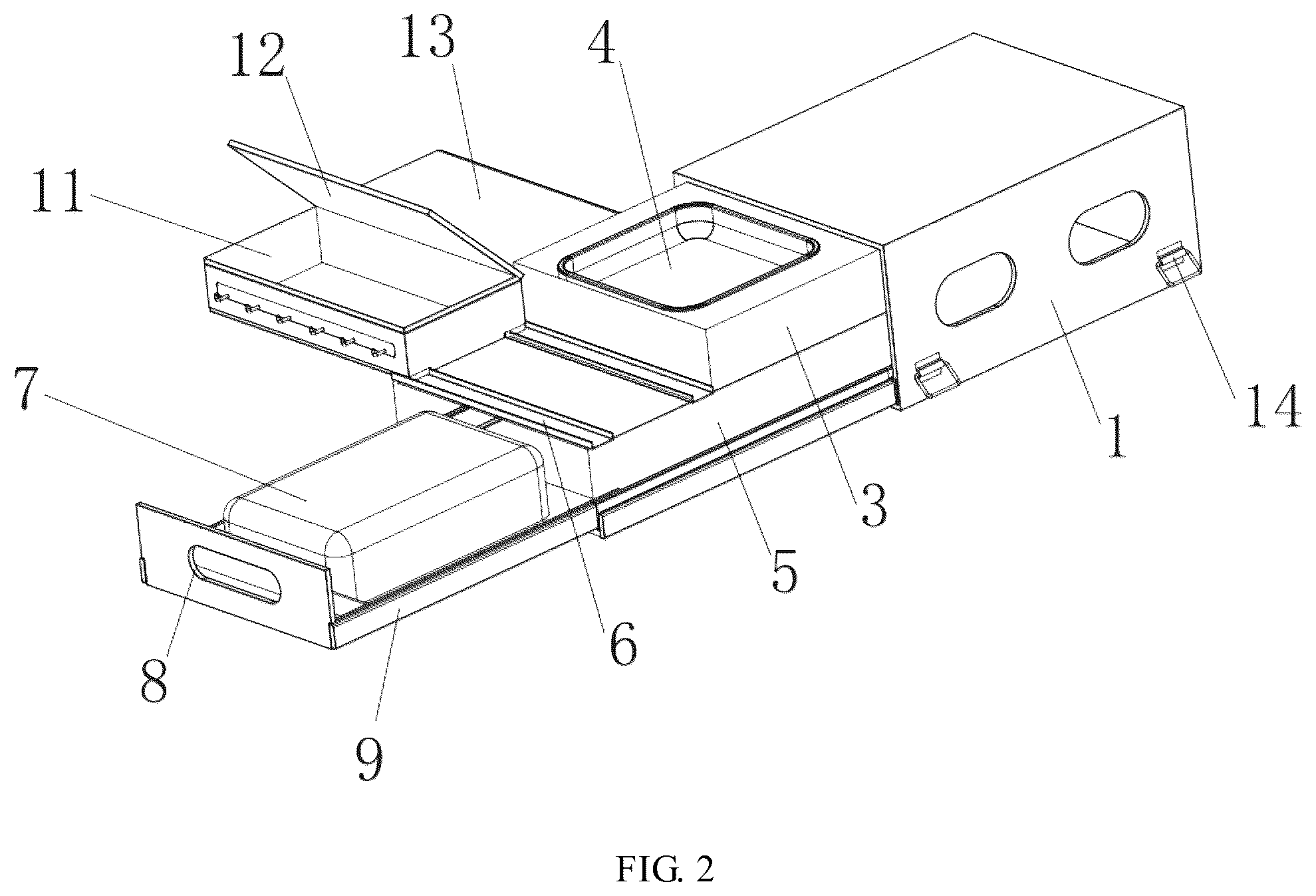 Patent US12311825 Figure 2 – Vehicle mounted mobile kitchen