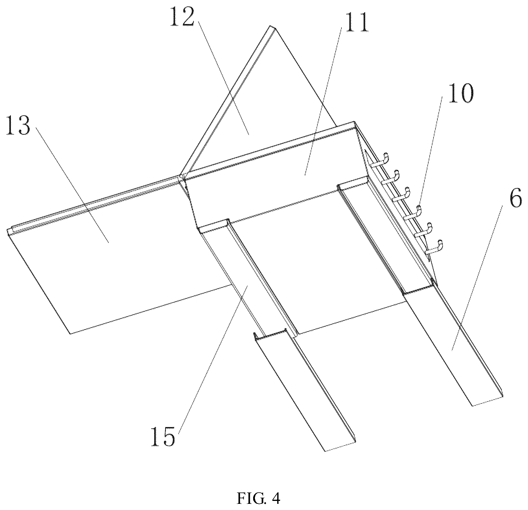 Patent US12311825 Figure 4 – Vehicle mounted mobile kitchen