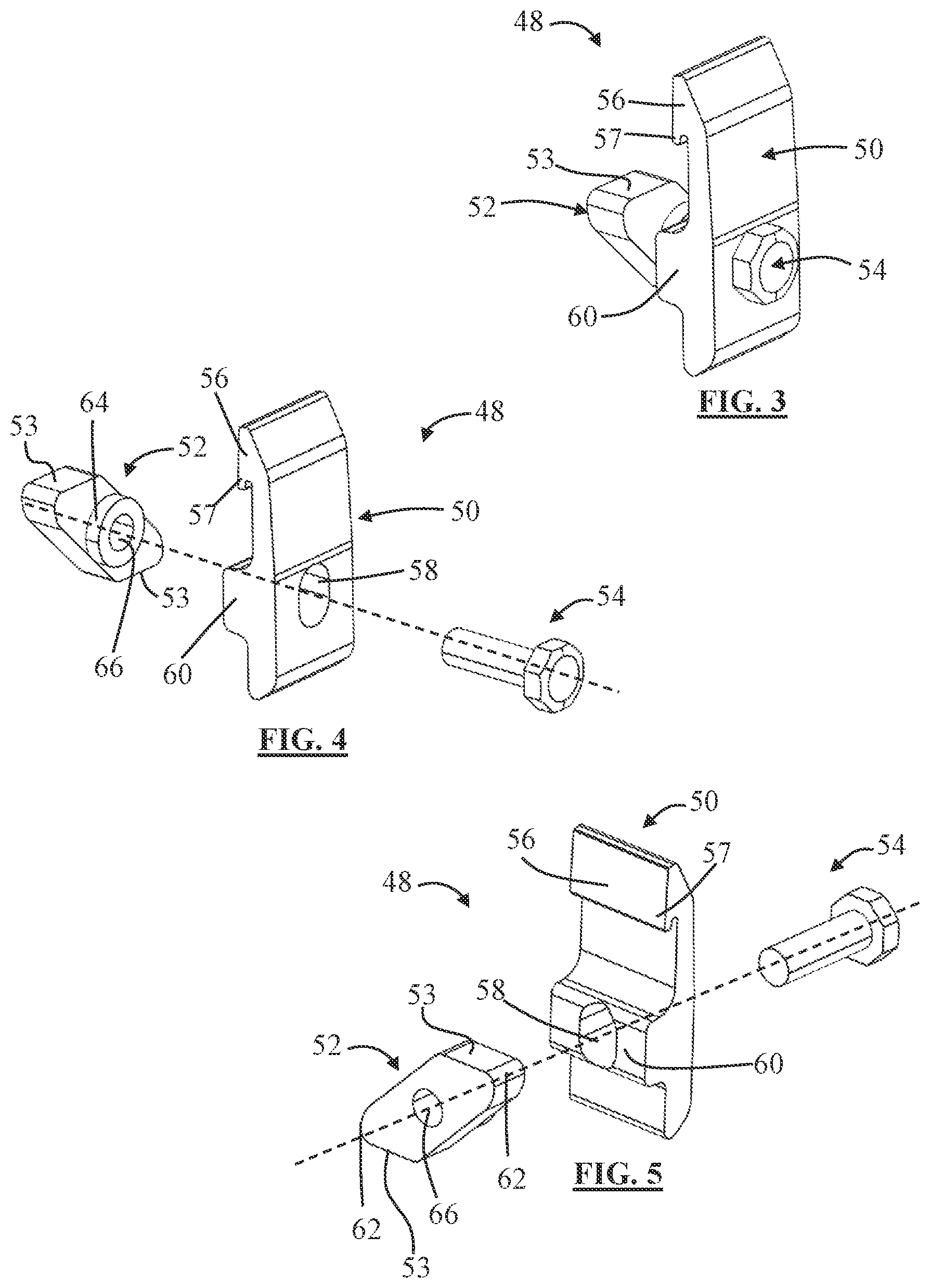 Patent US12311827 Figure 2 – Tonneau rail system and attachment device for securing a tonneau rail to a vehicle