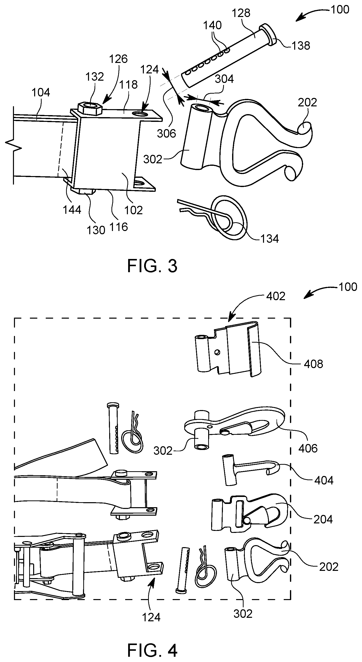 Patent US12311828 Figure 2 – Interchangeable cargo strap system