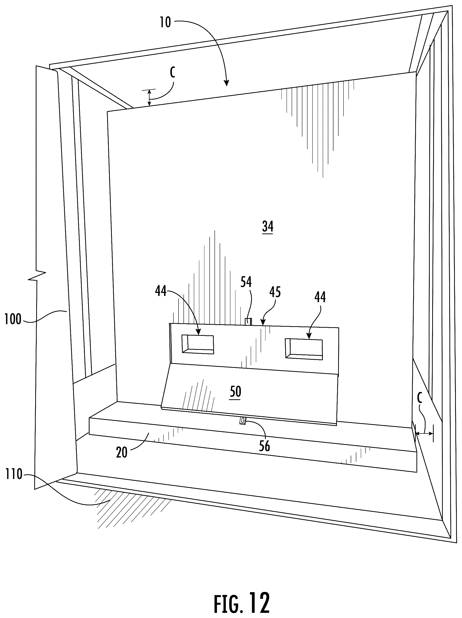 Patent US12311830 Figure 8 – Bulkhead for trailers and shipping containers