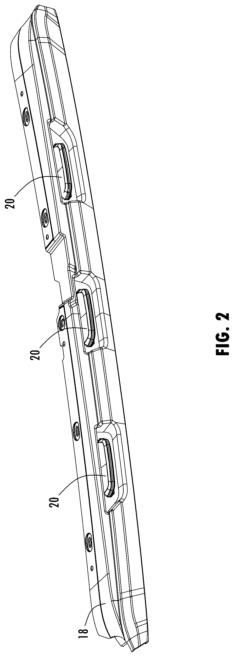 Patent US12311833 Figure 2 – Vehicle marker lighting device having a light pipe