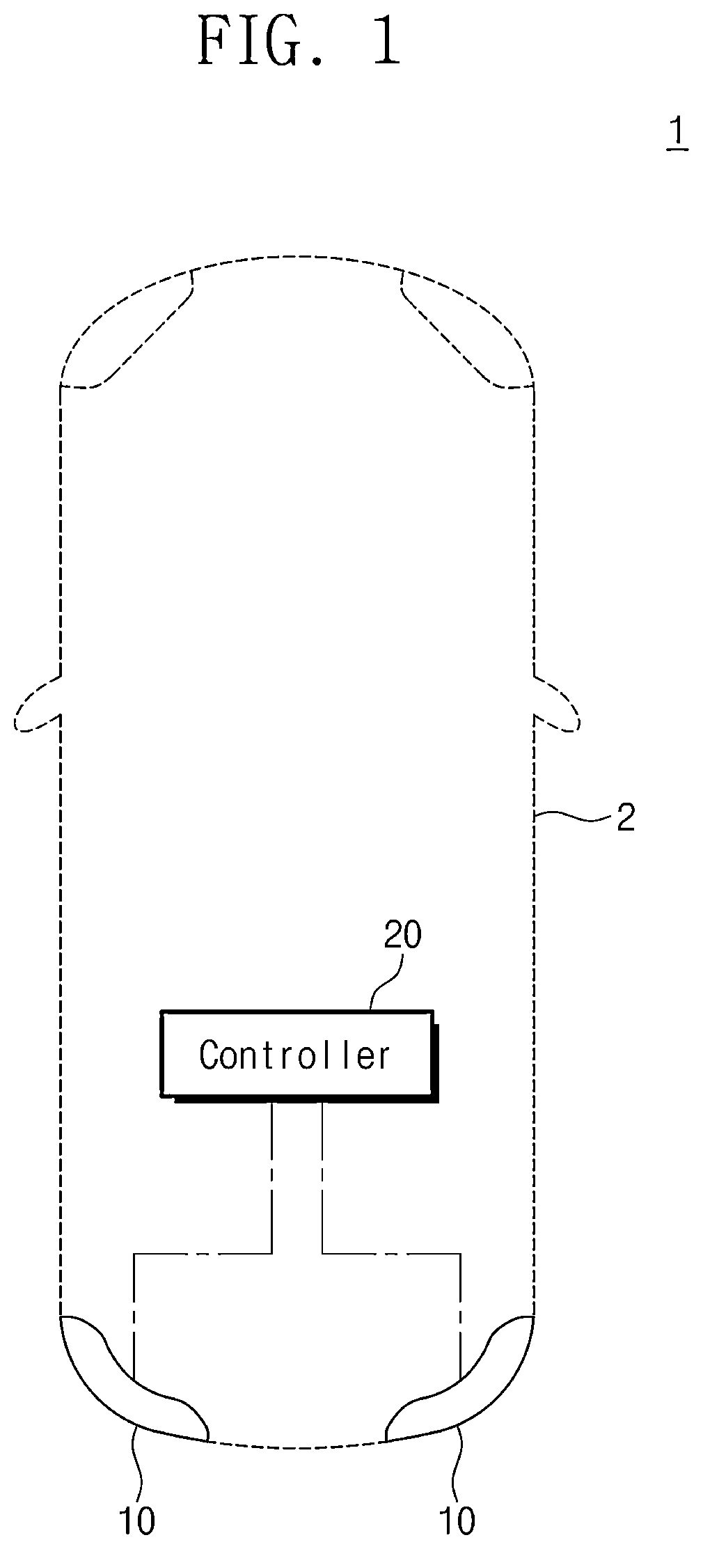 Patent US12311834 Figure 1 – Lamp for vehicle and method for controlling the same