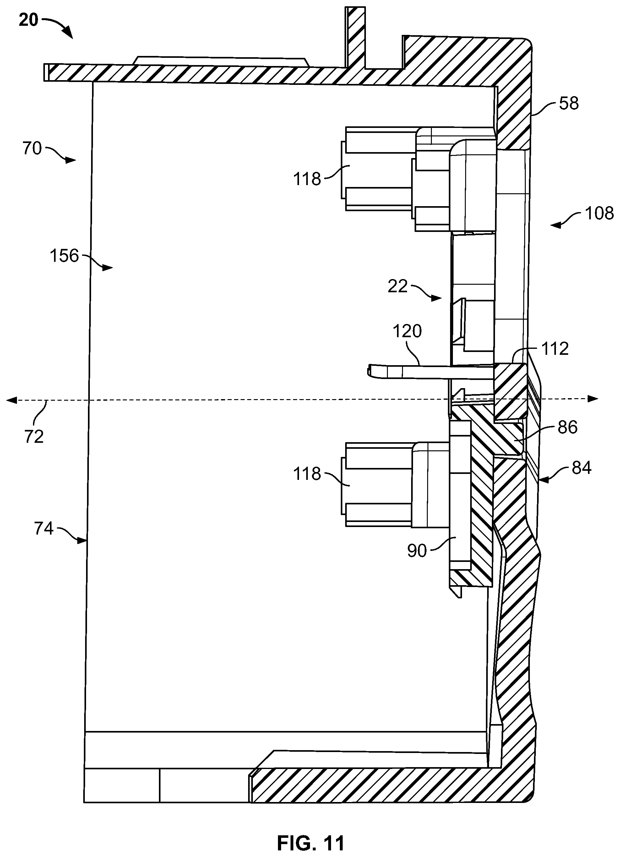 Patent US12311836 Figure 7 – Systems and methods for a lighting assembly for a golf cart