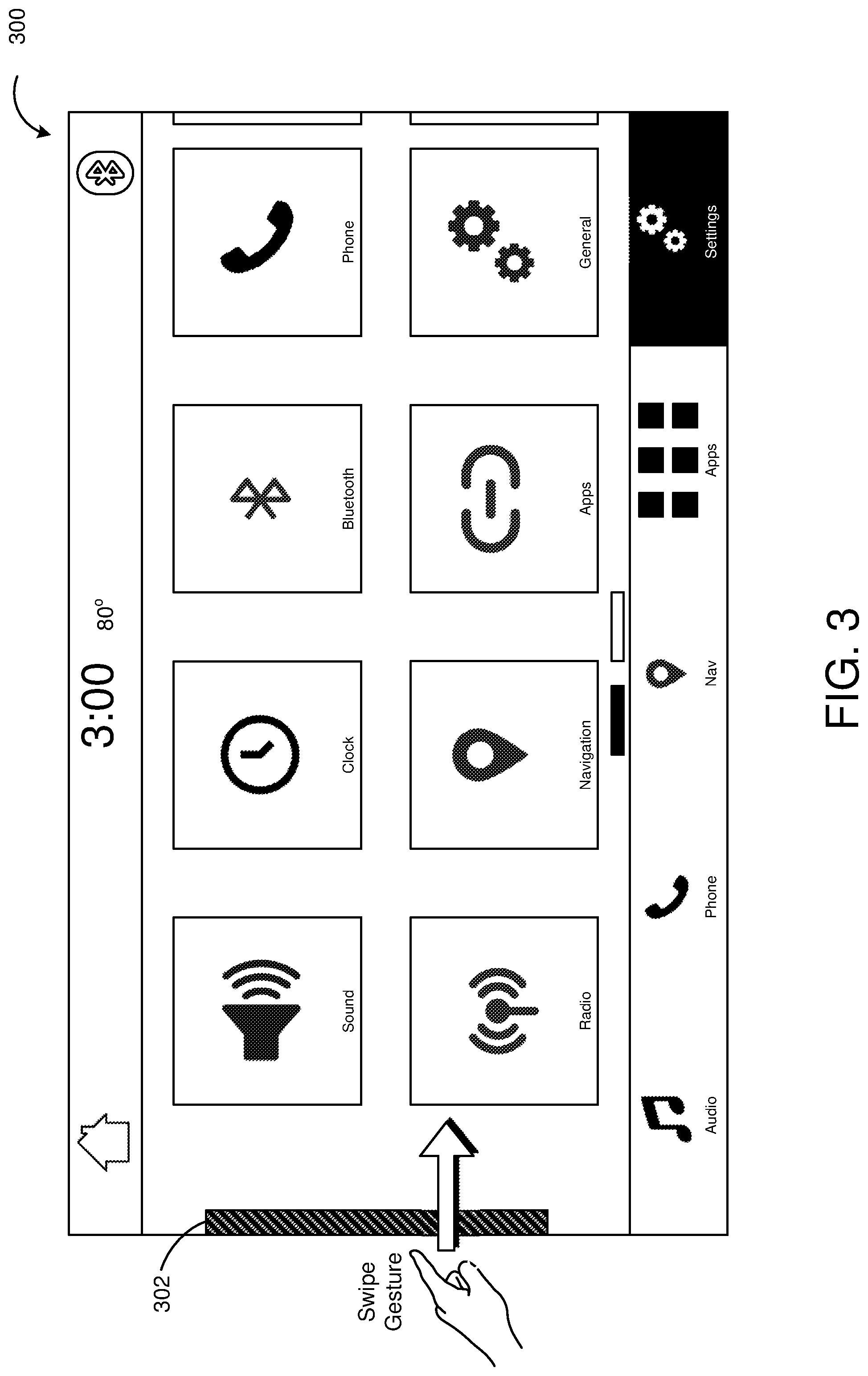 Patent US12311841 Figure 3 – Systems and methods for rear passenger attention attraction