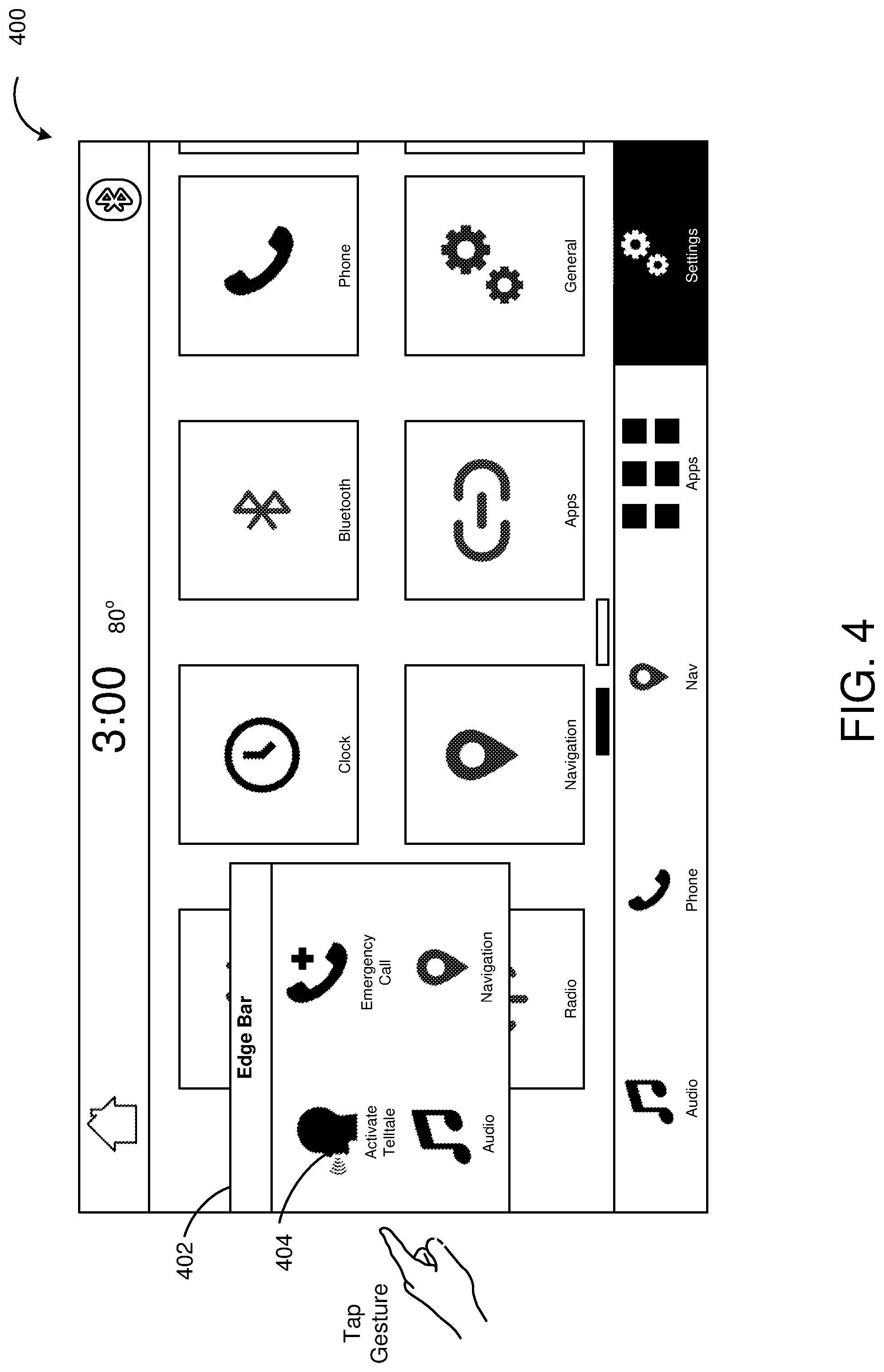 Patent US12311841 Figure 4 – Systems and methods for rear passenger attention attraction
