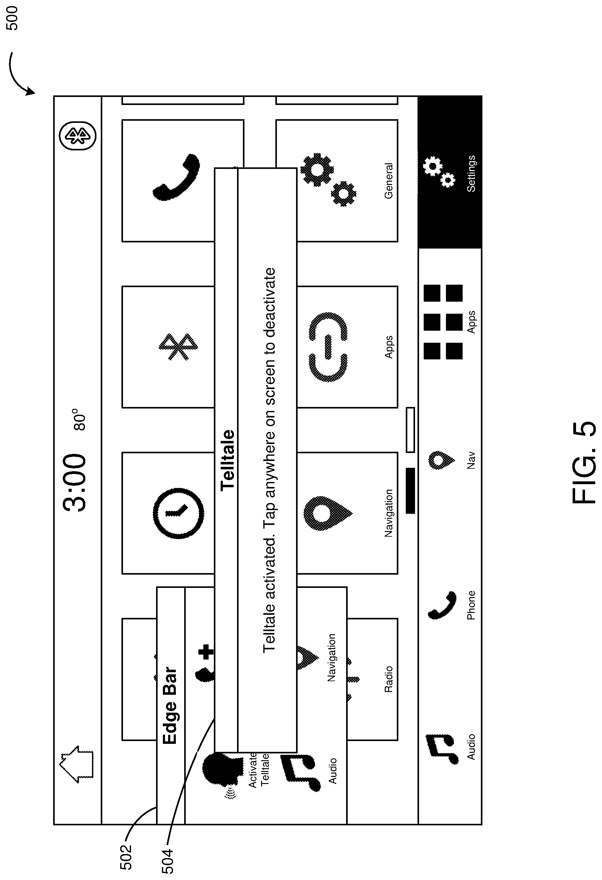 Patent US12311841 Figure 5 – Systems and methods for rear passenger attention attraction