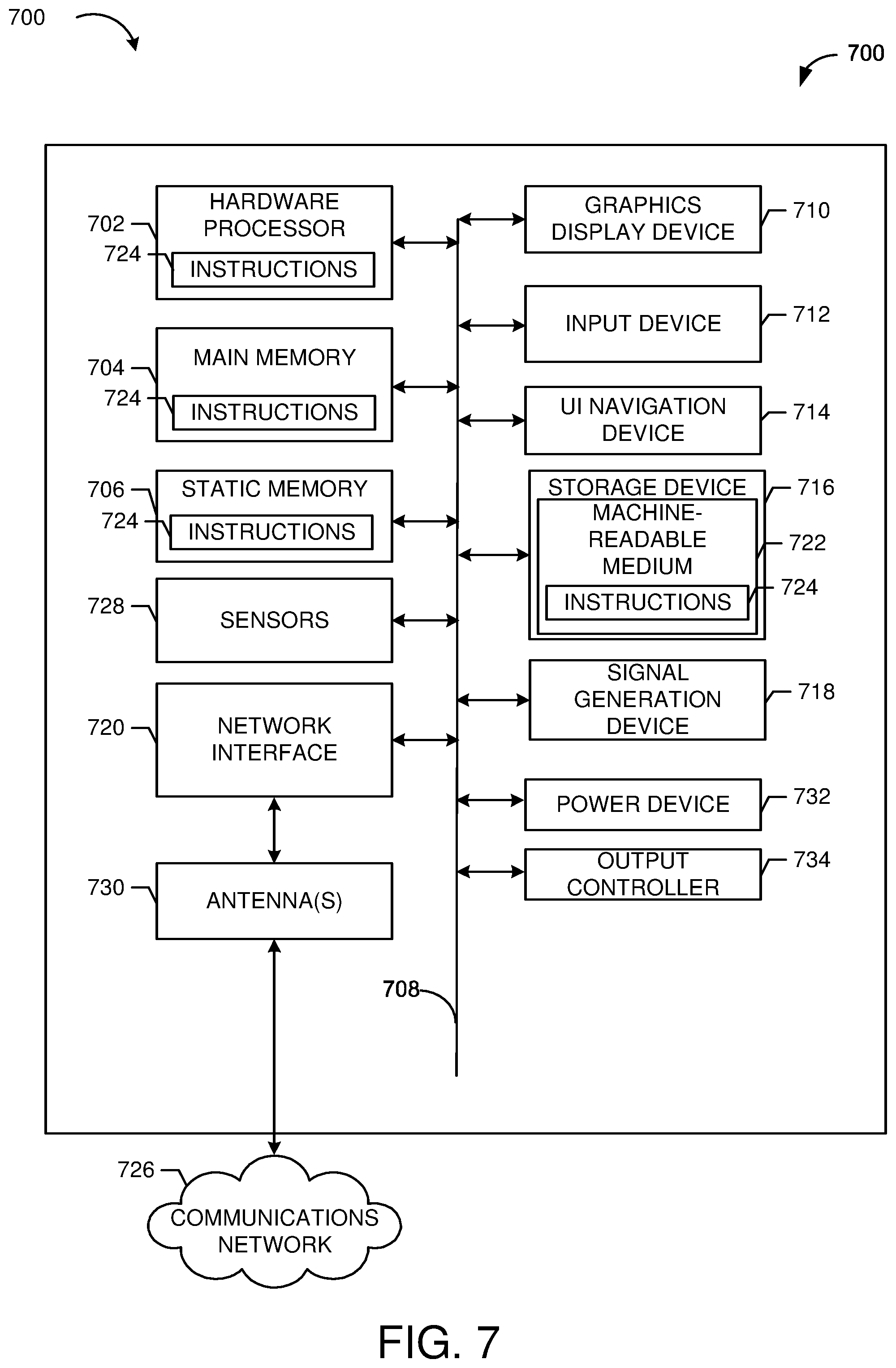 Patent US12311841 Figure 7 – Systems and methods for rear passenger attention attraction