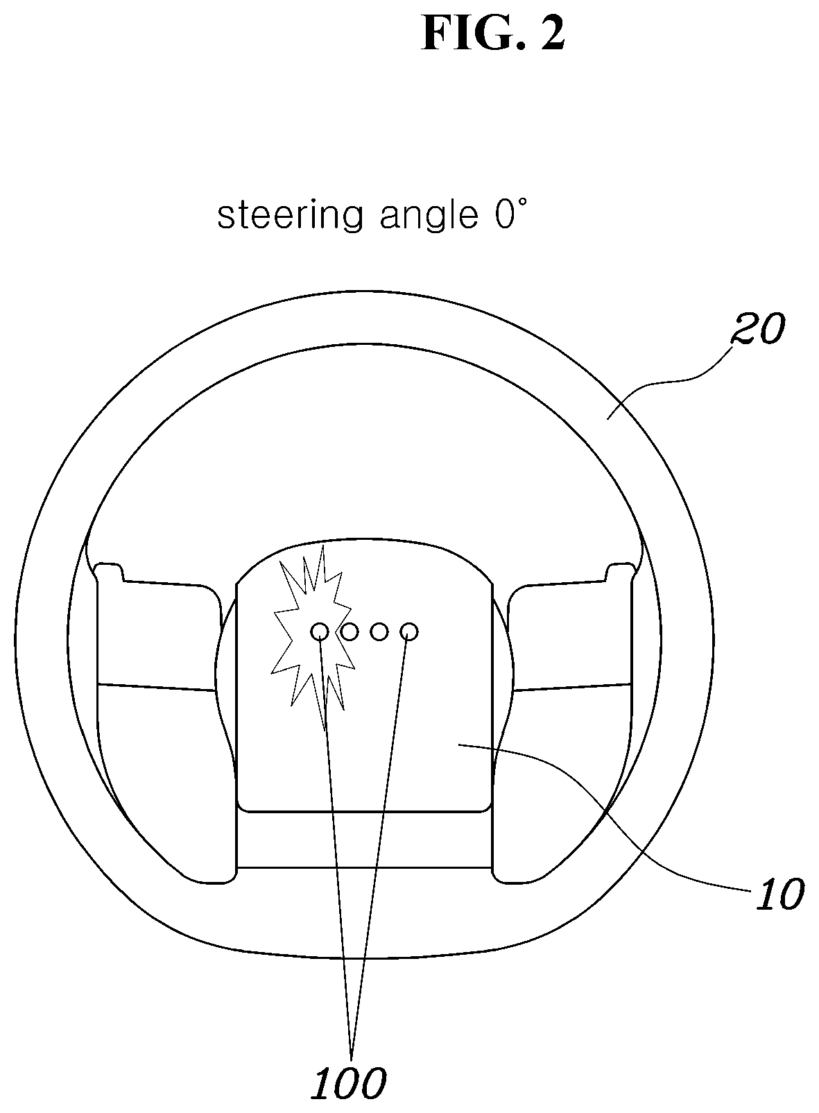 Patent US12311842 Figure 2 – System and method for controlling lighting device for steering wheel