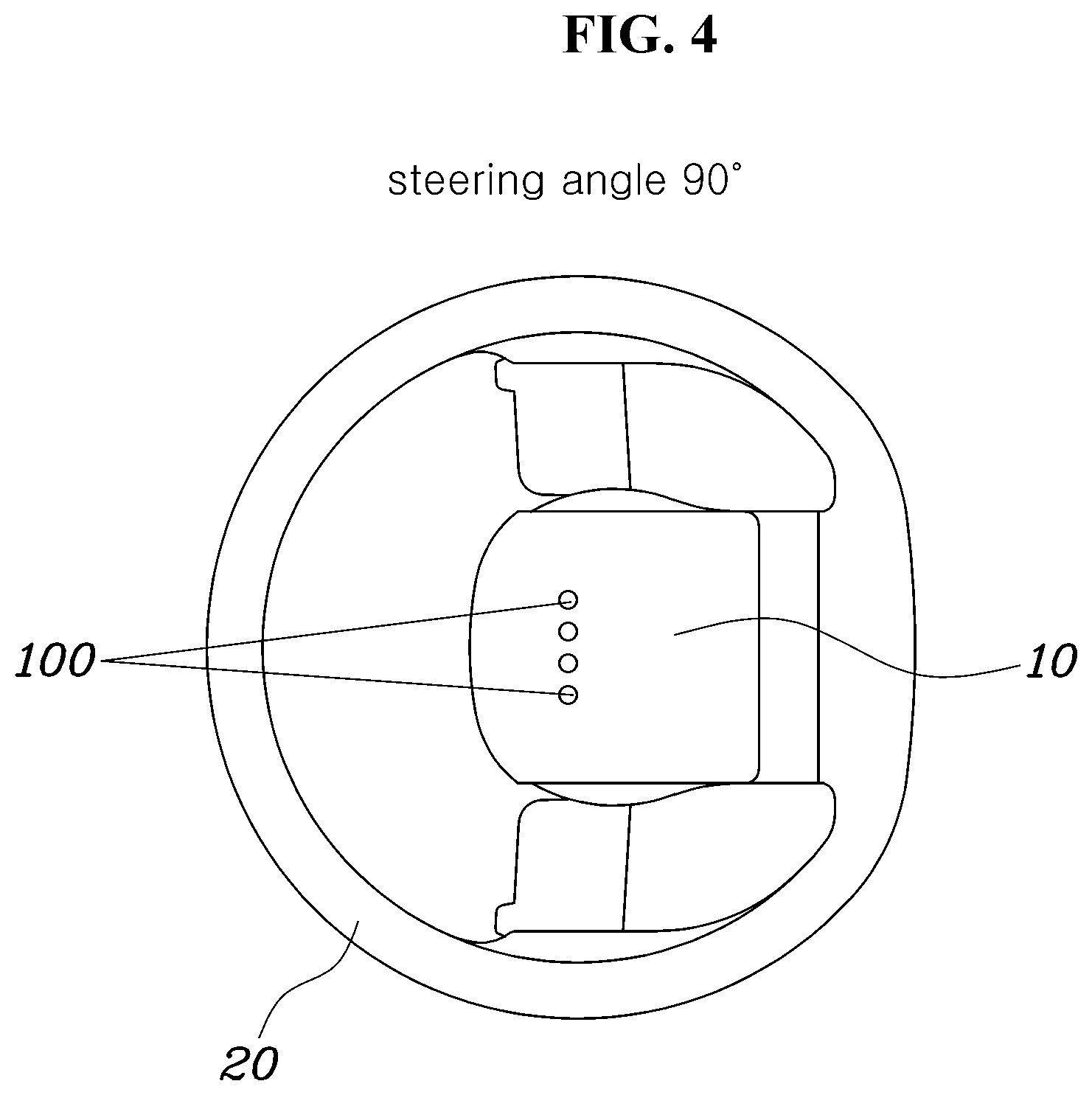 Patent US12311842 Figure 4 – System and method for controlling lighting device for steering wheel