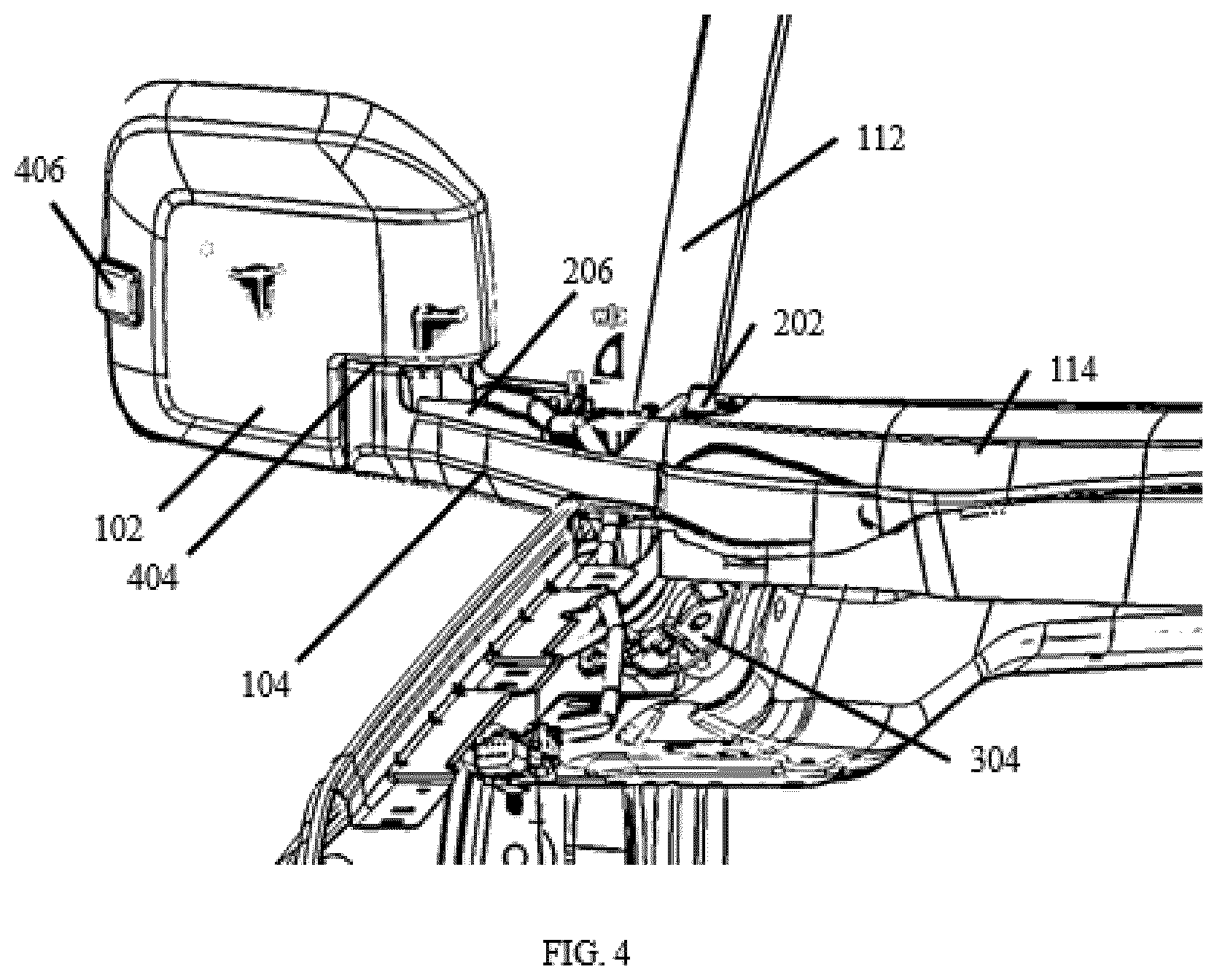 Patent US12311844 Figure 4 – Exterior rear view assembly and vehicle therewith