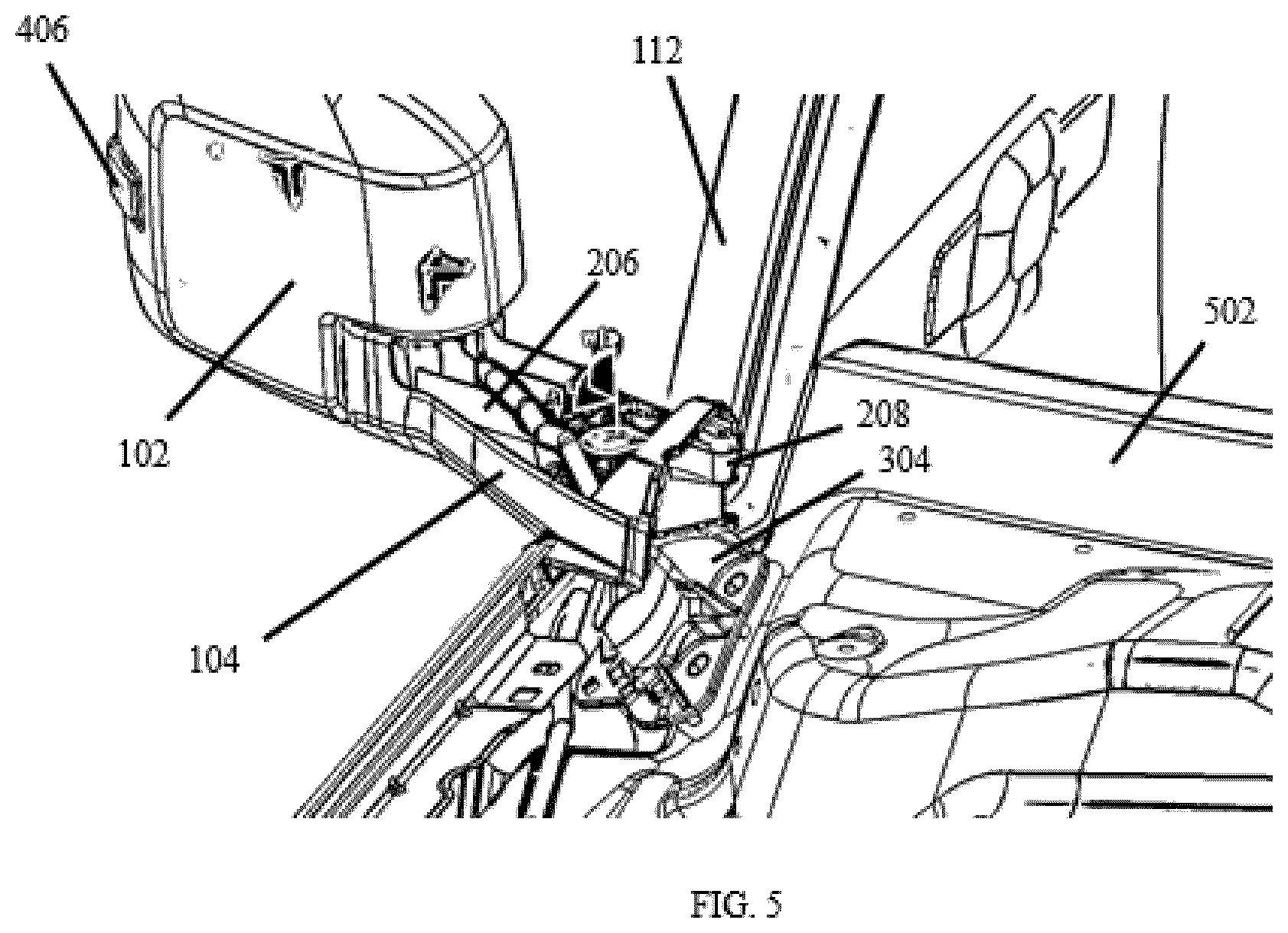 Patent US12311844 Figure 5 – Exterior rear view assembly and vehicle therewith