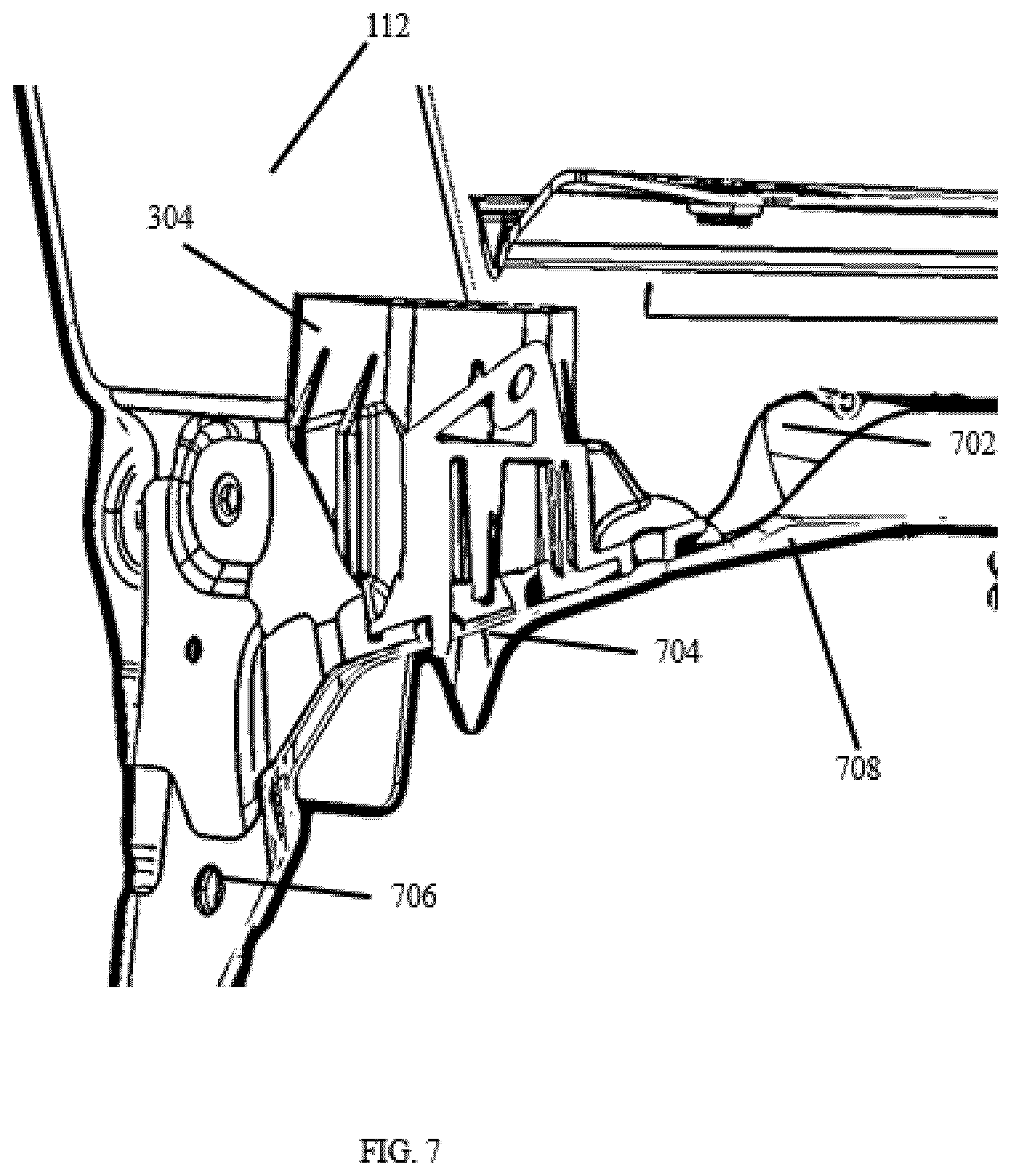 Patent US12311844 Figure 7 – Exterior rear view assembly and vehicle therewith