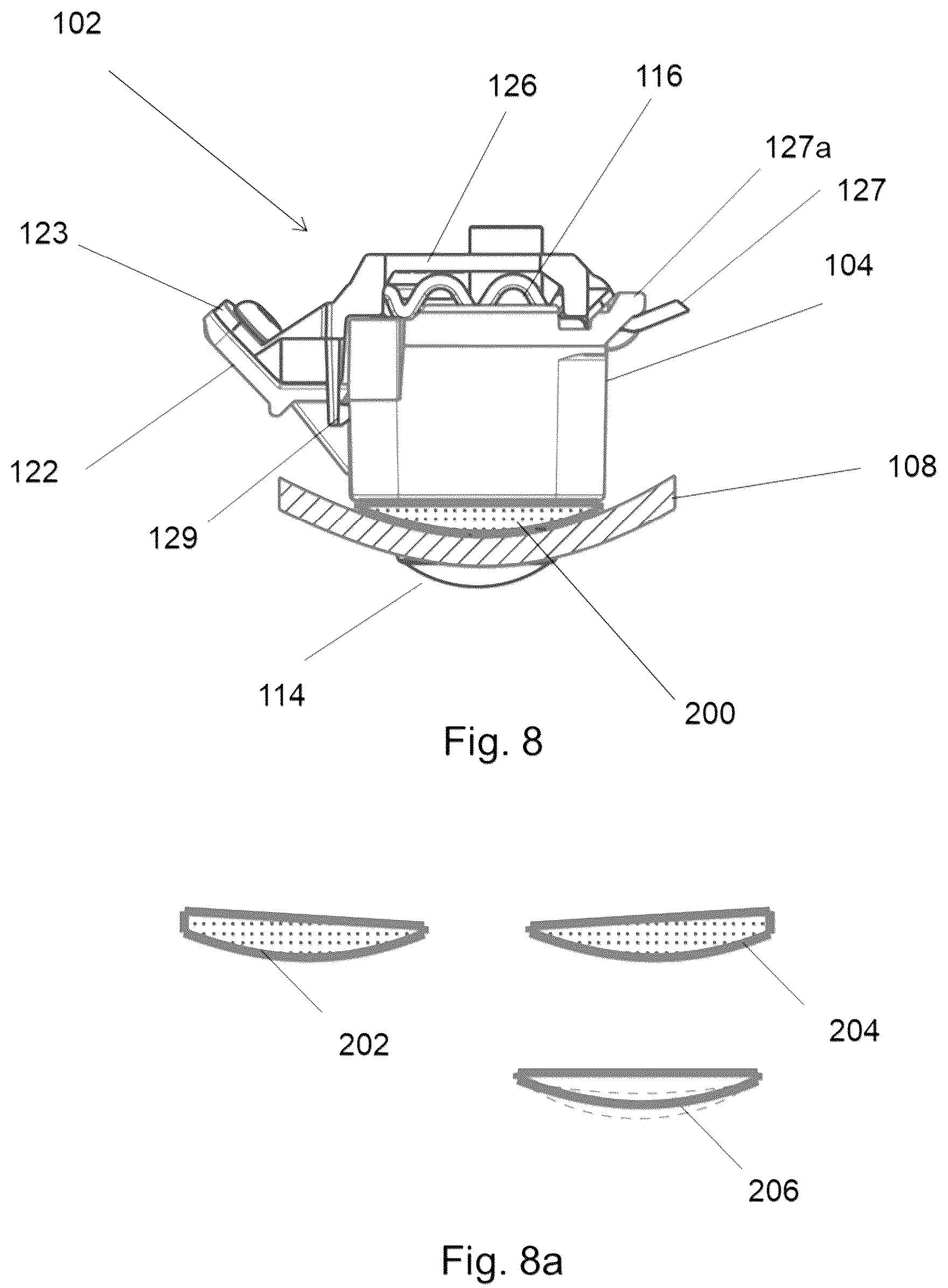 Patent US12311847 Figure 7 – Camera assembly arrangement for vehicle rear view cover and rear view device therewith