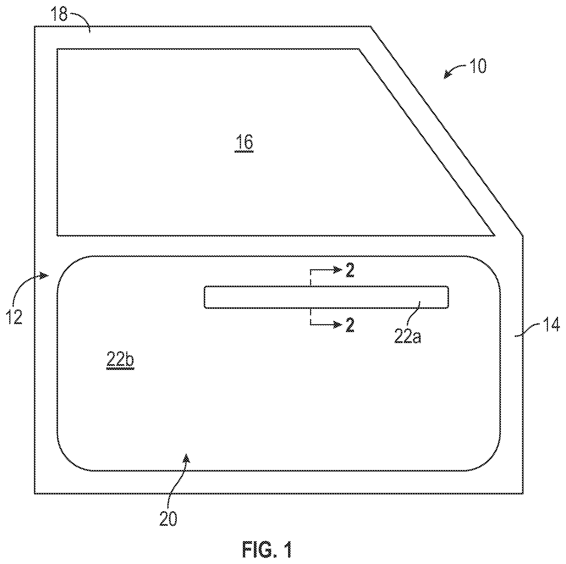 Patent US12311848 Figure 1 – Nesting two-step snap connection for serviceable components