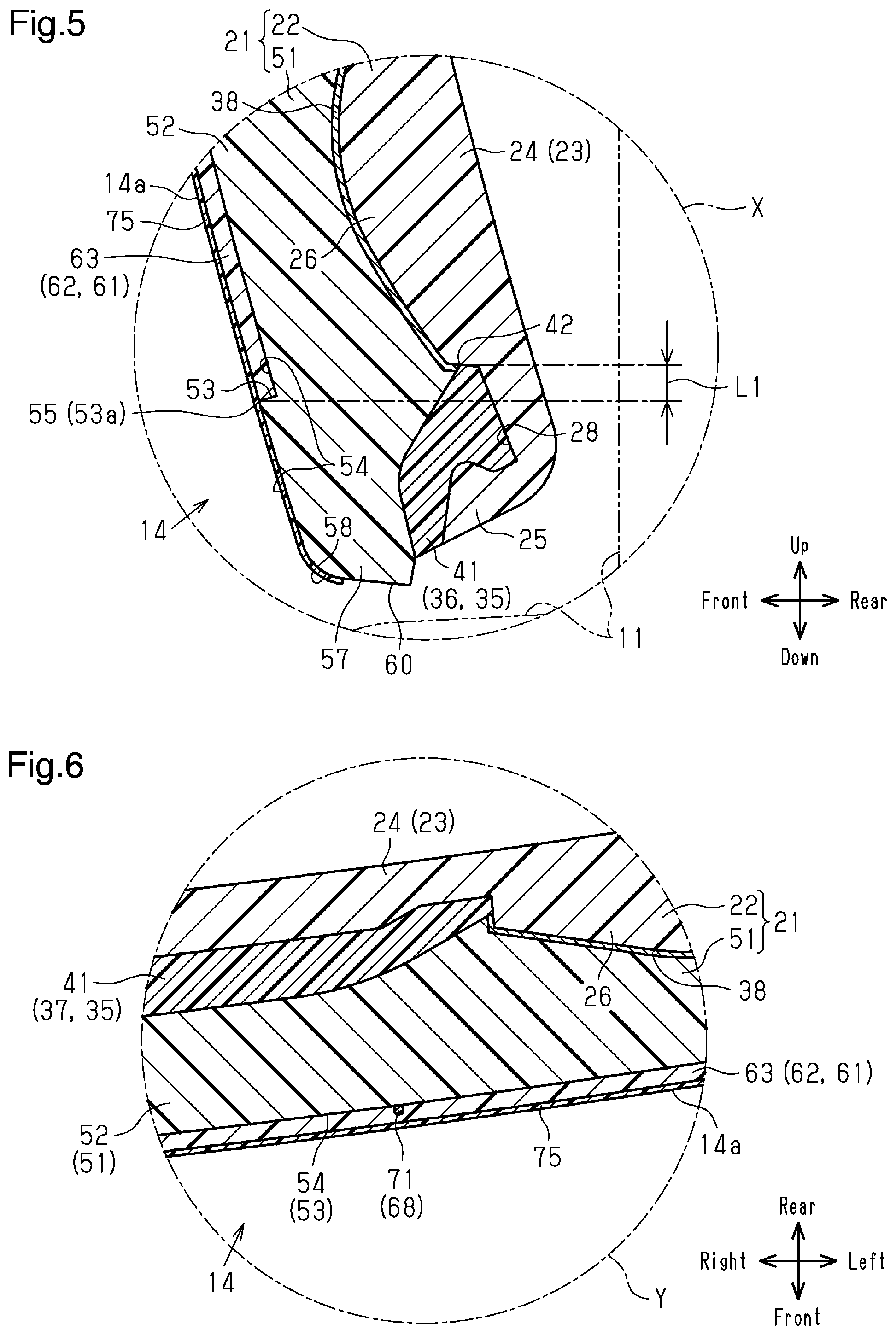 Patent US12311850 Figure 4 – Vehicle exterior part