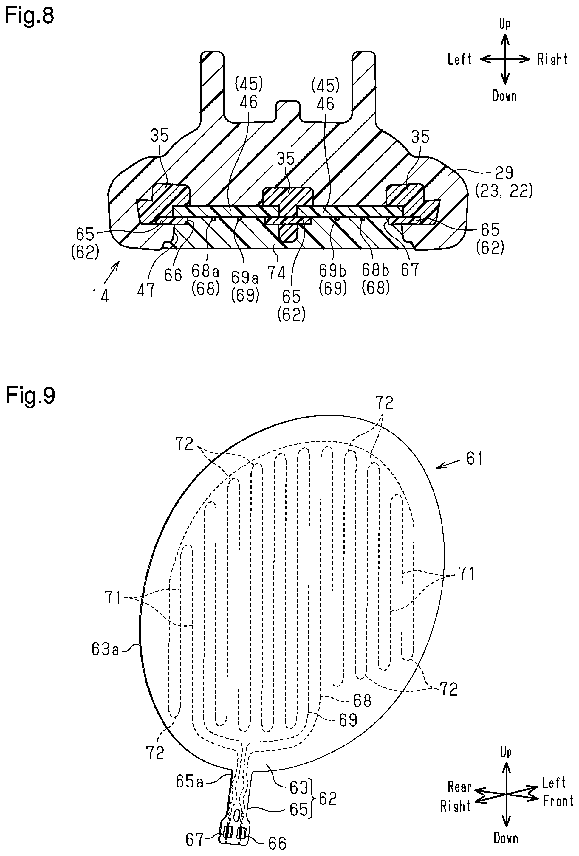 Patent US12311850 Figure 6 – Vehicle exterior part