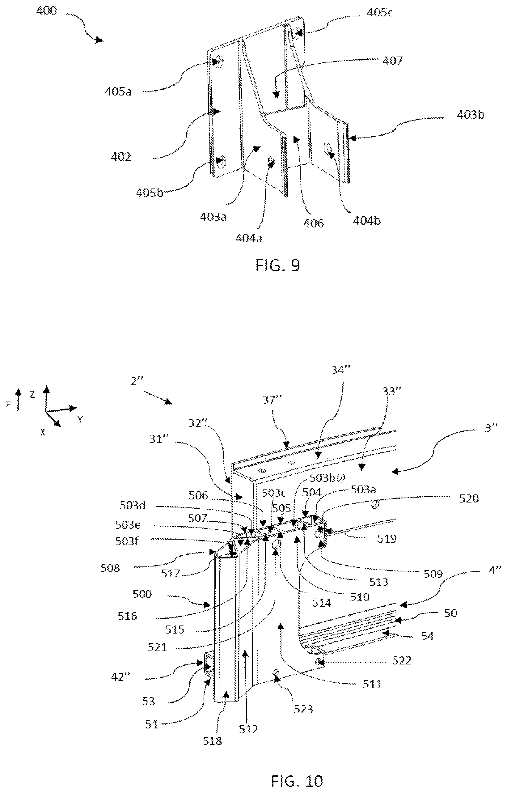 Patent US12311856 Figure 5 – Connecting element for improved crash behaviour in a car to car collision