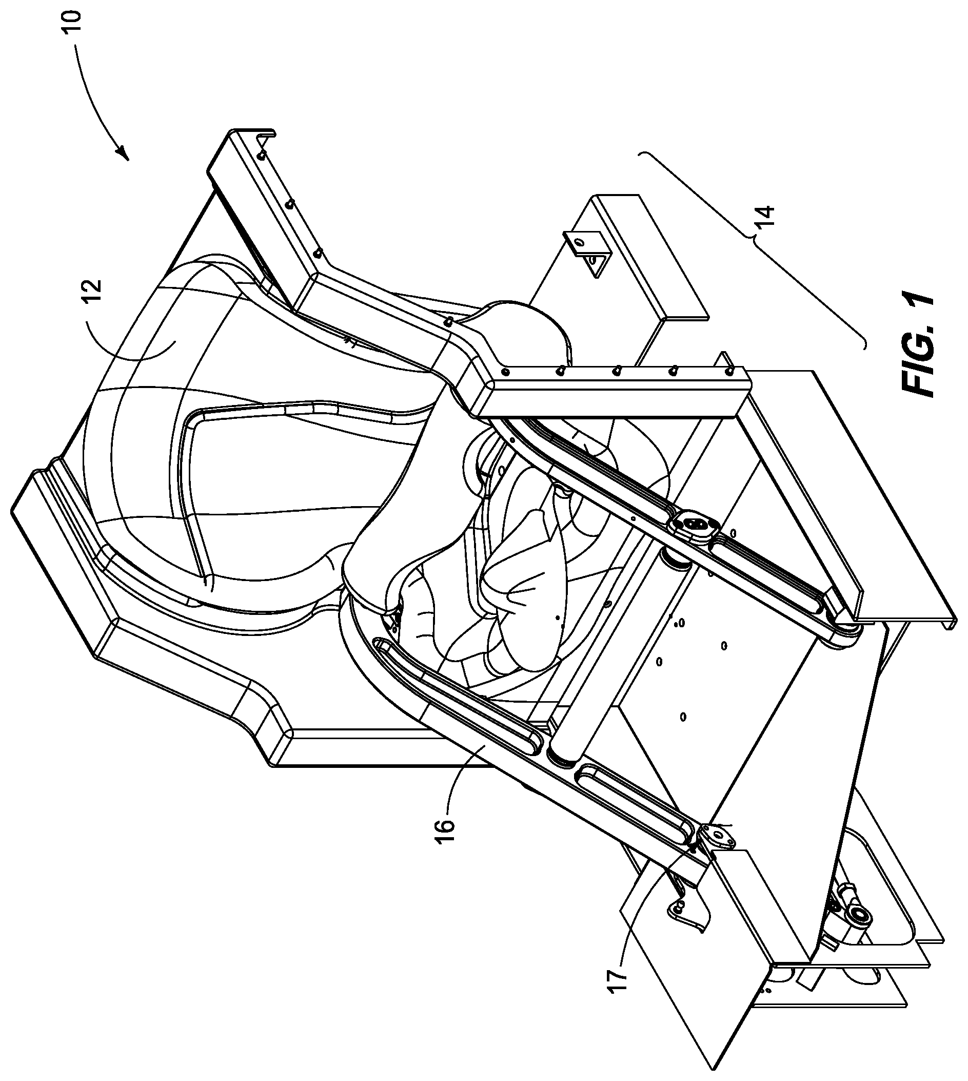 Patent US12311859 Figure 1 – Restraint systems and restraint system methods