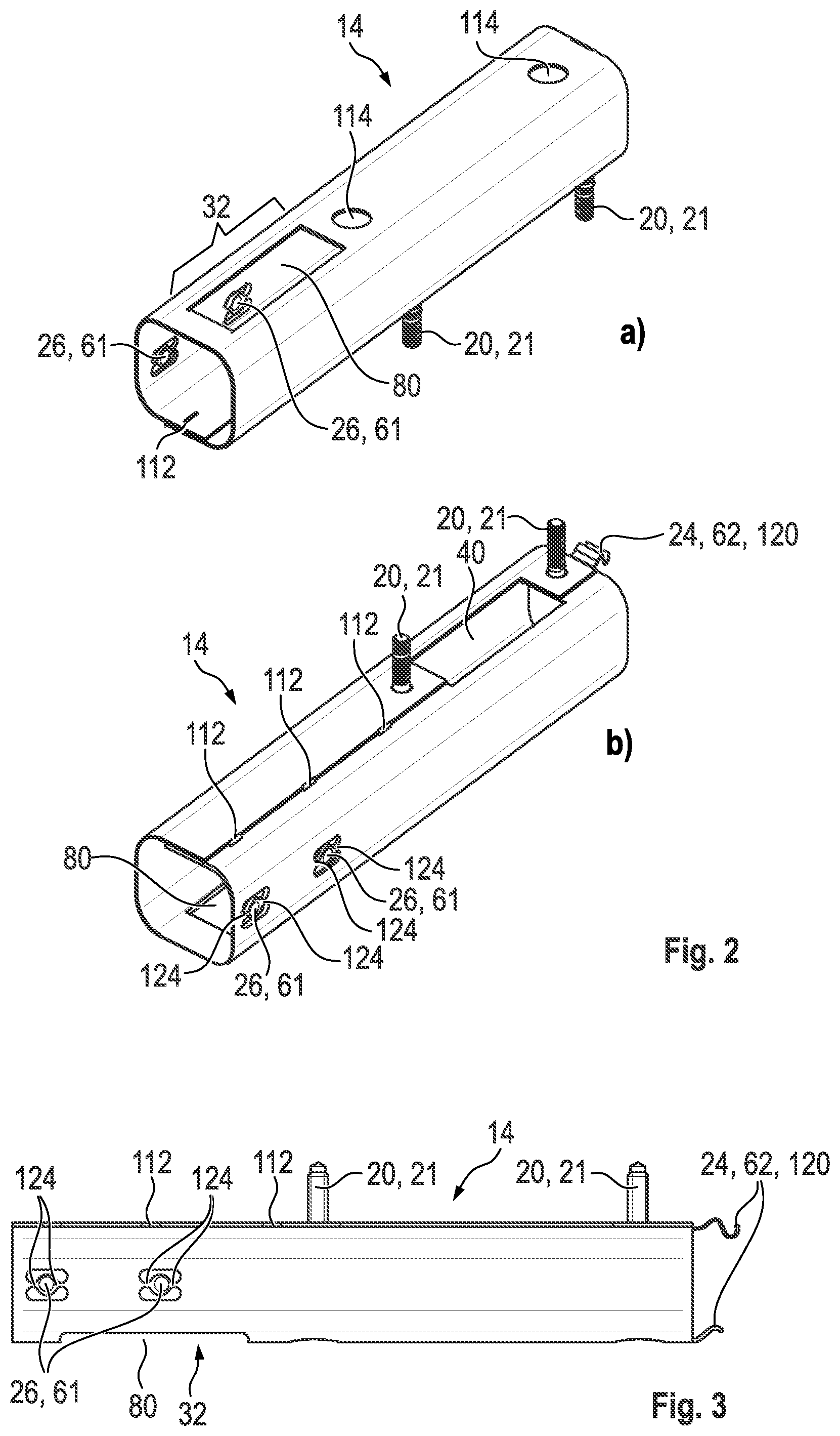 Patent US12311863 Figure 2 – Airbag module, method for exchanging a gas generator of an airbag module, and method for producing an airbag module