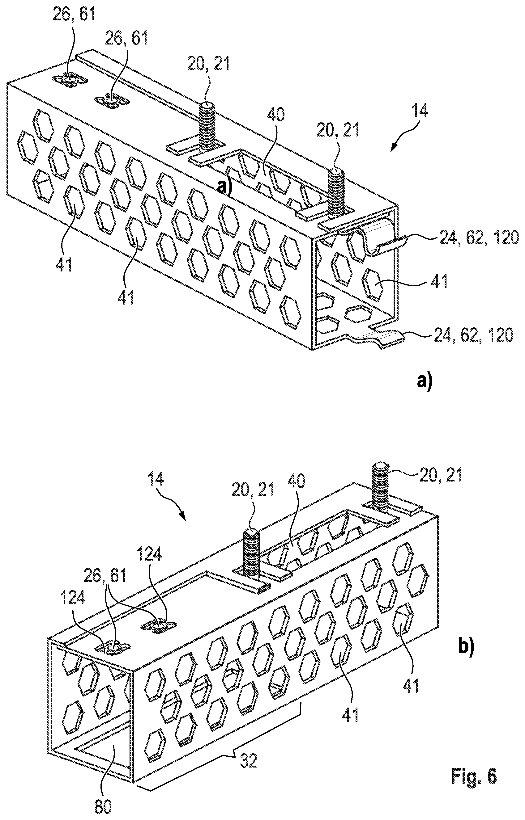 Patent US12311863 Figure 4 – Airbag module, method for exchanging a gas generator of an airbag module, and method for producing an airbag module
