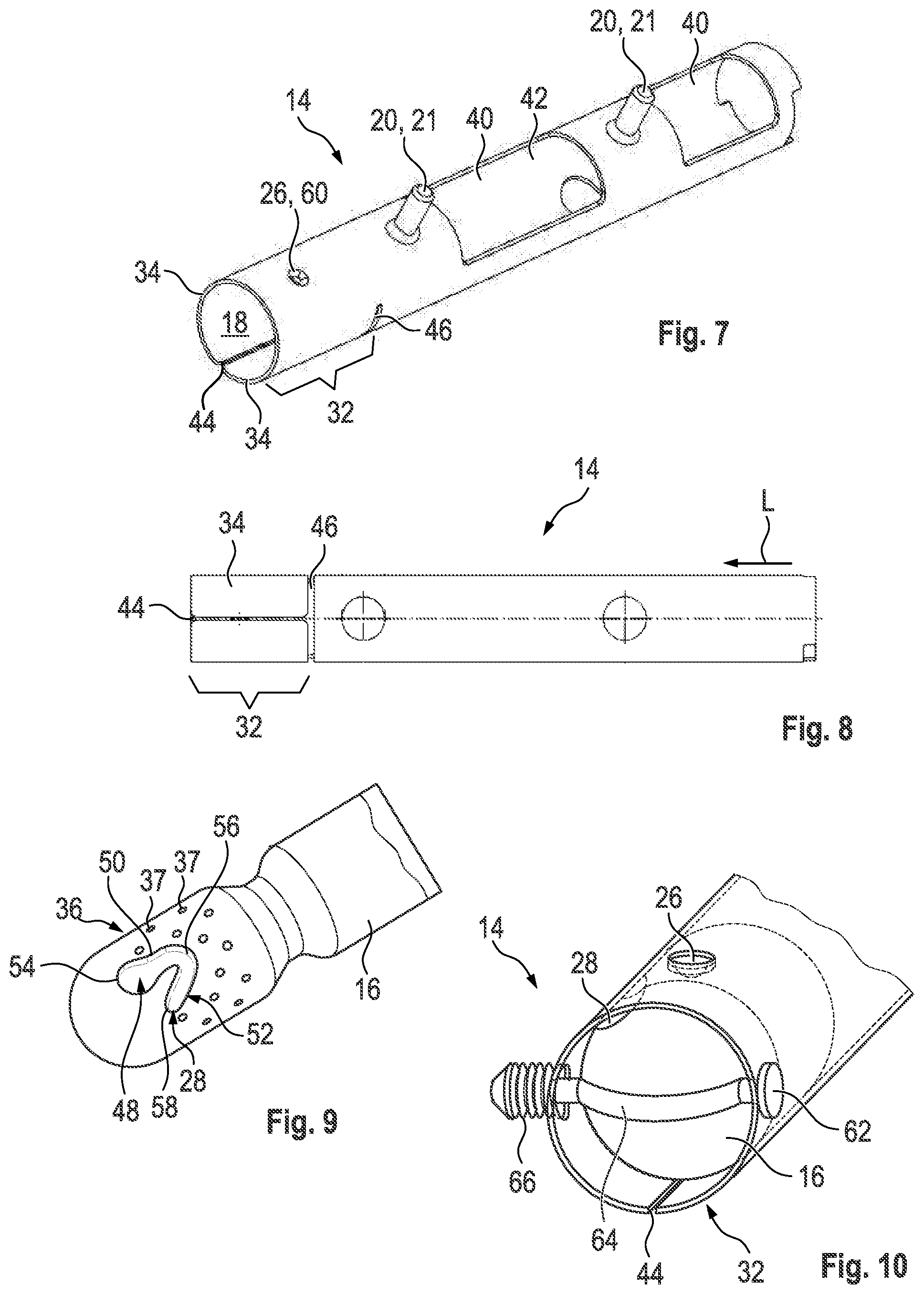 Patent US12311863 Figure 5 – Airbag module, method for exchanging a gas generator of an airbag module, and method for producing an airbag module