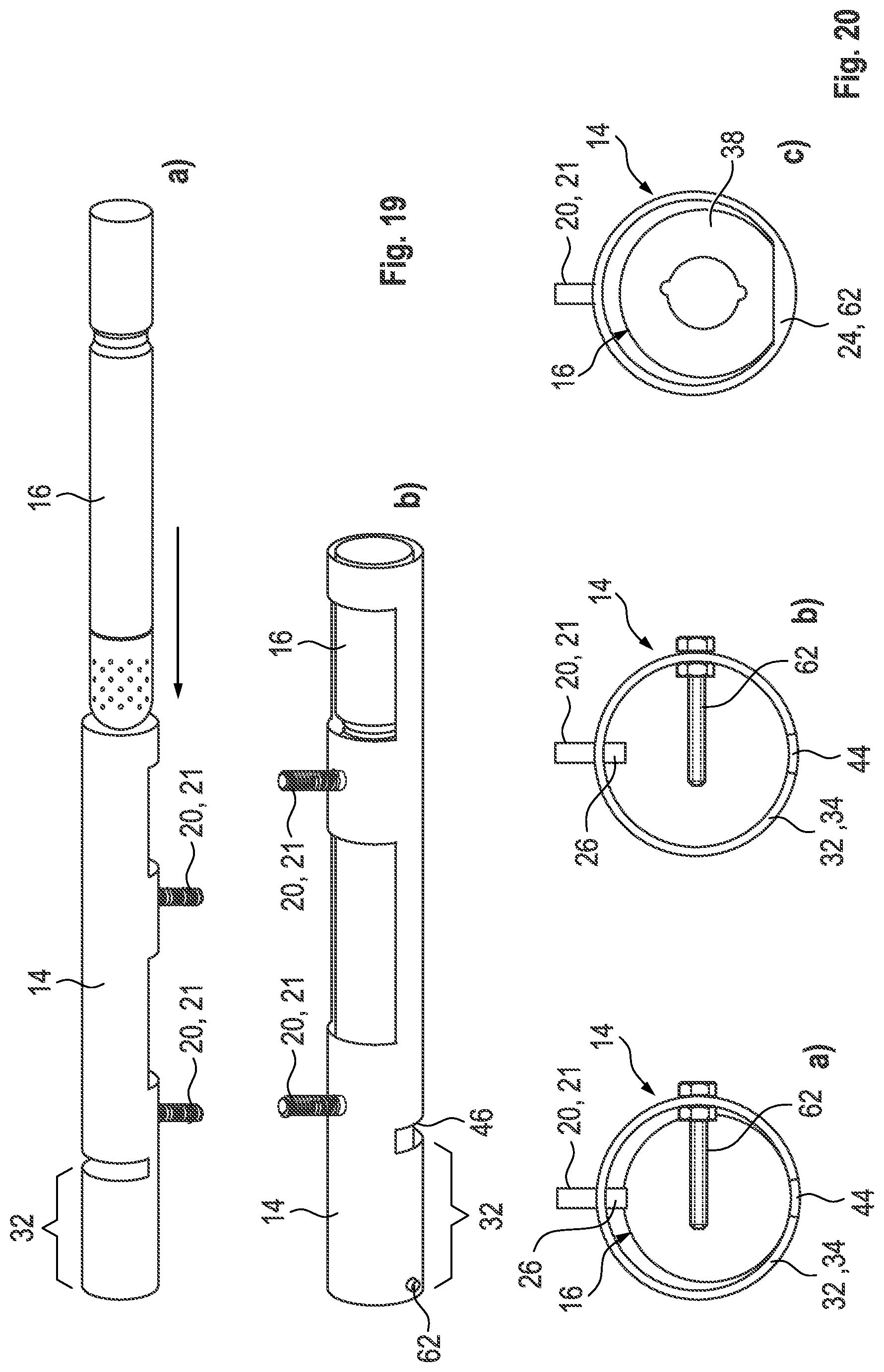 Patent US12311863 Figure 8 – Airbag module, method for exchanging a gas generator of an airbag module, and method for producing an airbag module