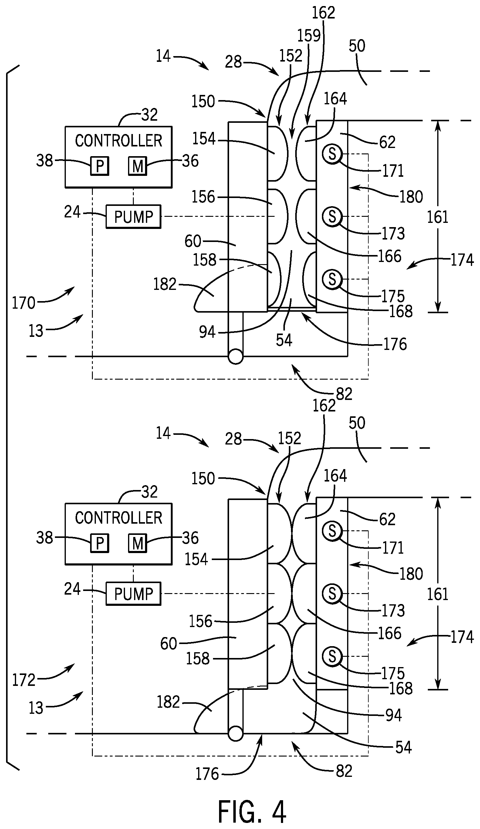 Patent US12311865 Figure 4 – System and method for inflatable restraint for a ride vehicle