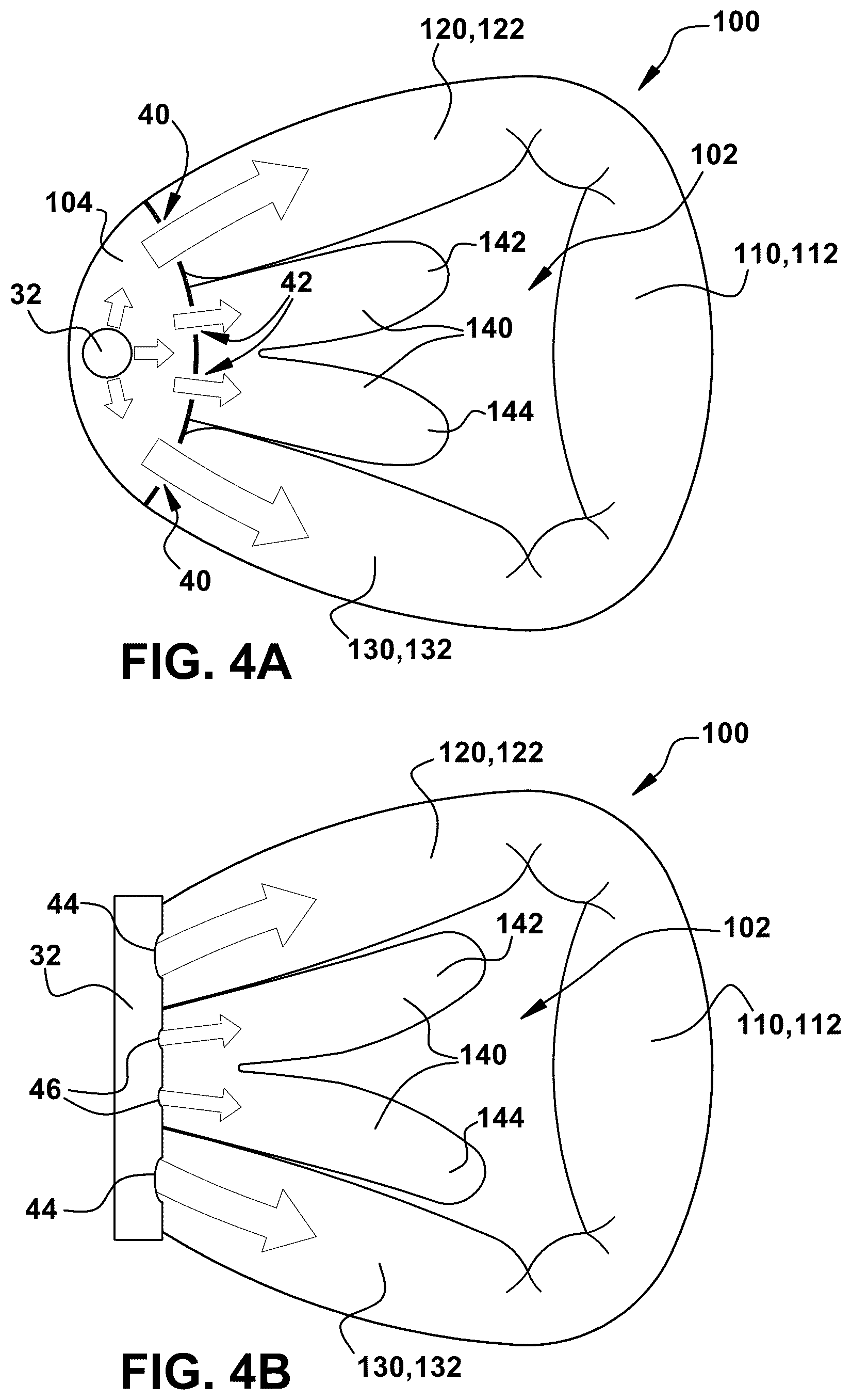 Patent US12311866 Figure 3 – Low-volume multi-chambered airbag