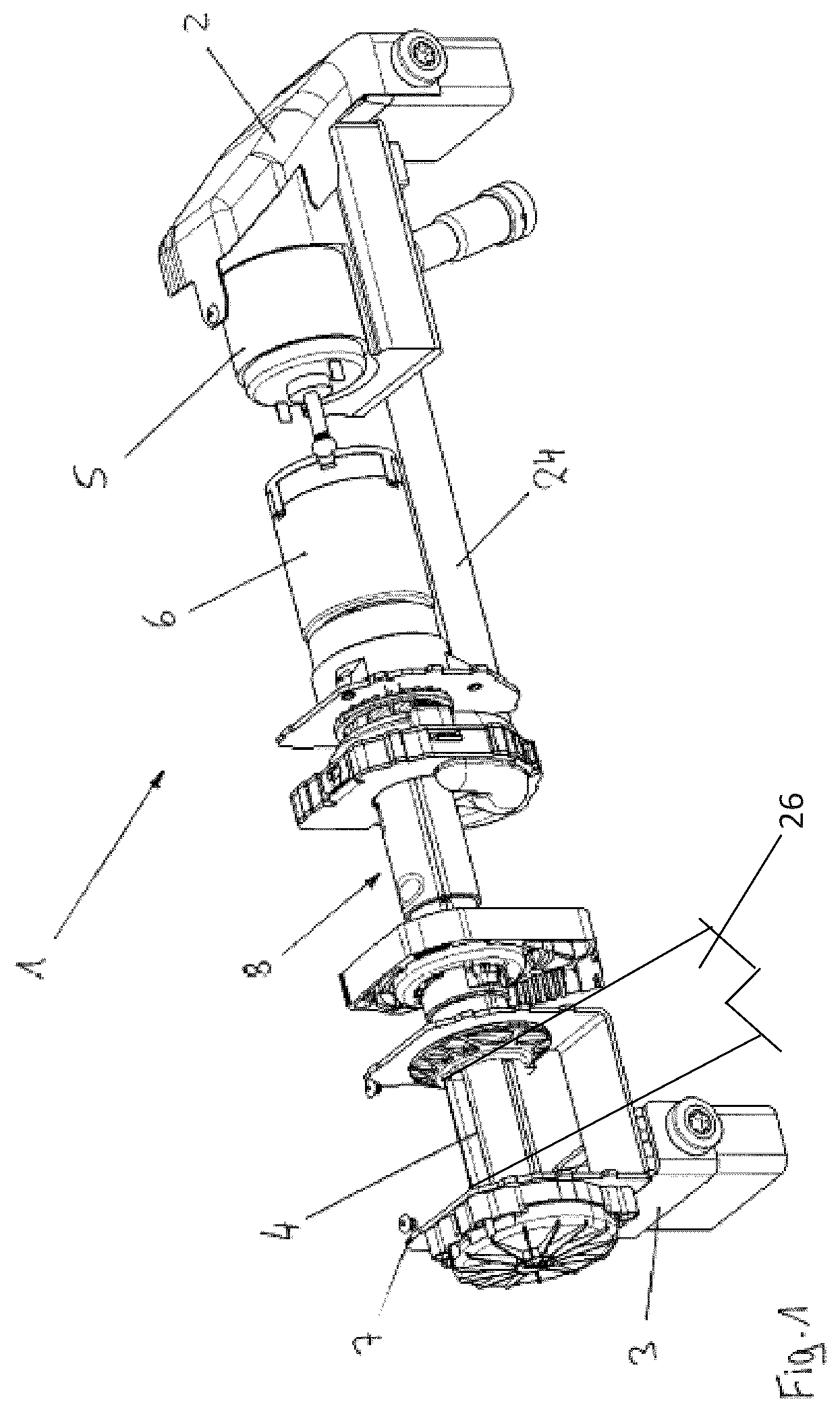 Patent US12311871 Figure 1 – Belt retractor