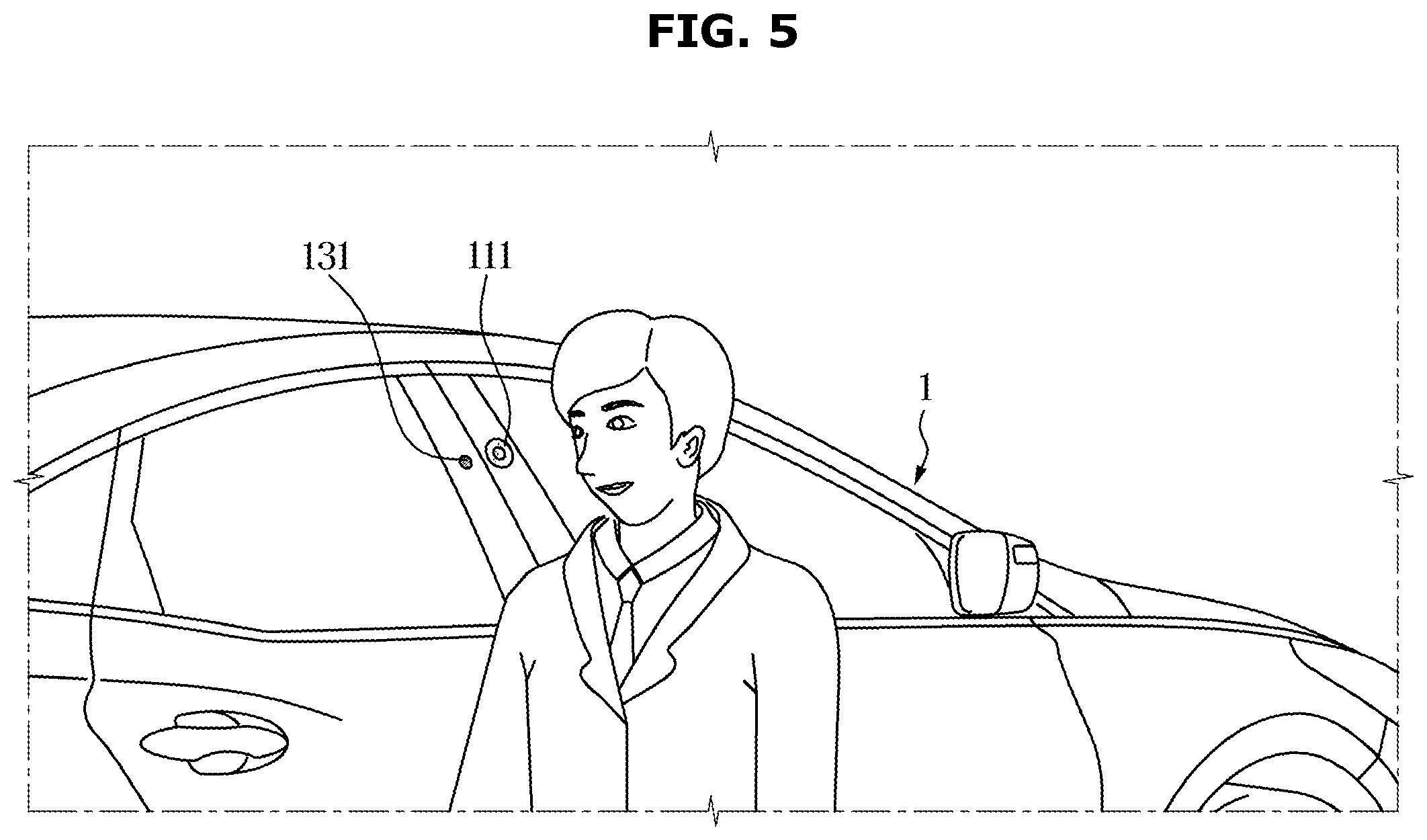 Patent US12311882 Figure 5 – Vehicle and control method thereof