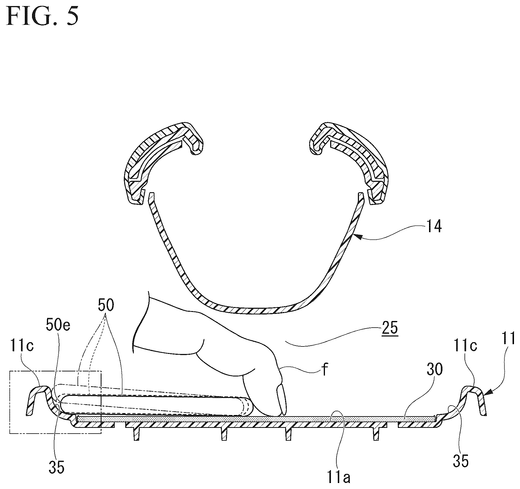 Patent US12311886 Figure 5 – Vehicle center console