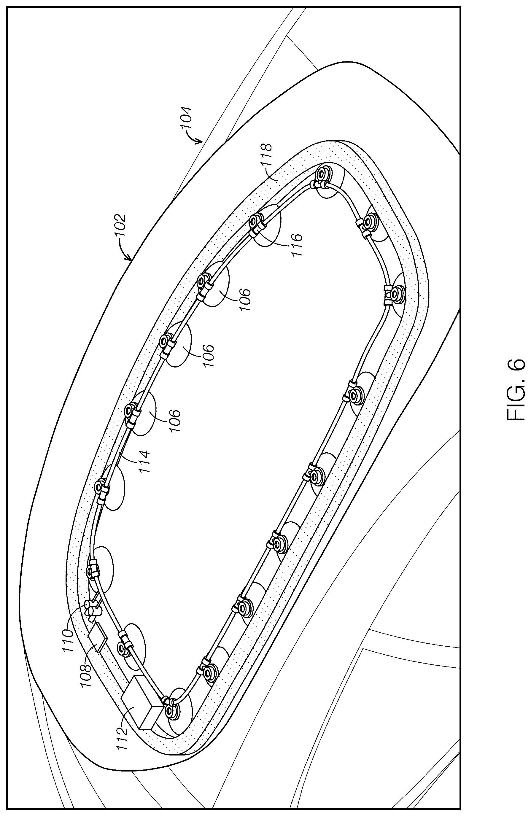 Patent US12311888 Figure 6 – Apparatus and method for active cargo carrier mounting system