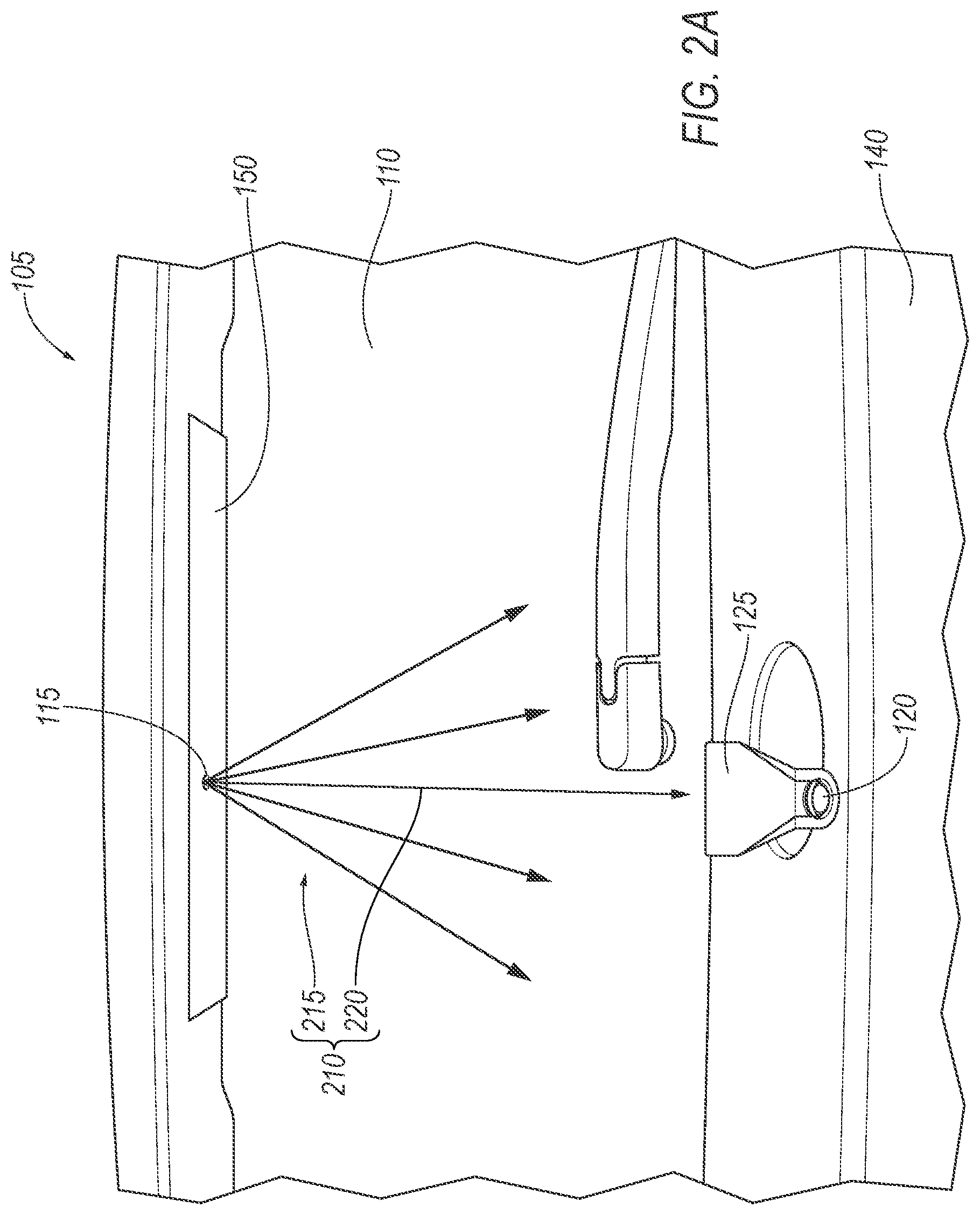 Patent US12311891 Figure 2 – Vehicle assembly with sensor cleaning
