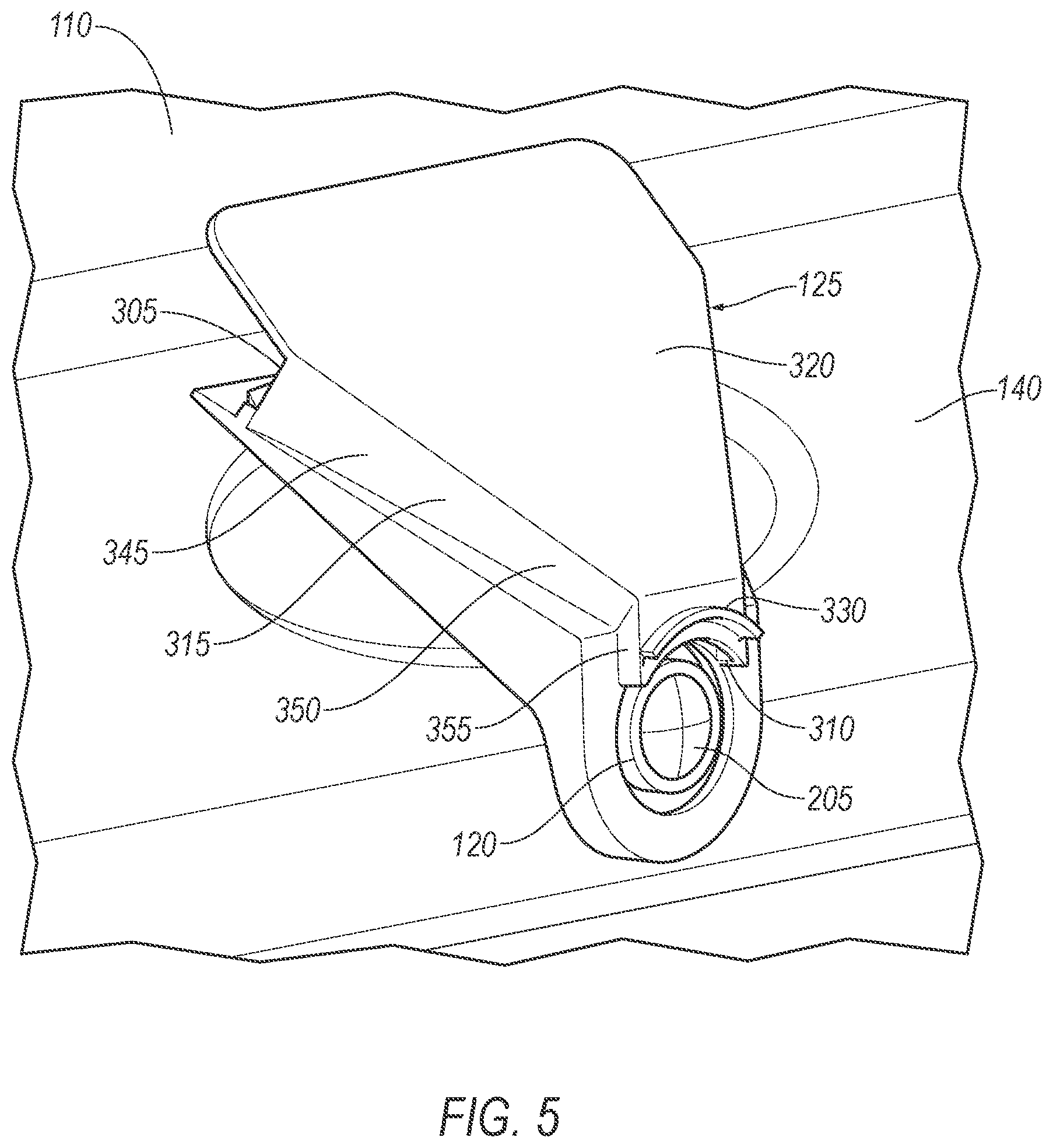 Patent US12311891 Figure 6 – Vehicle assembly with sensor cleaning