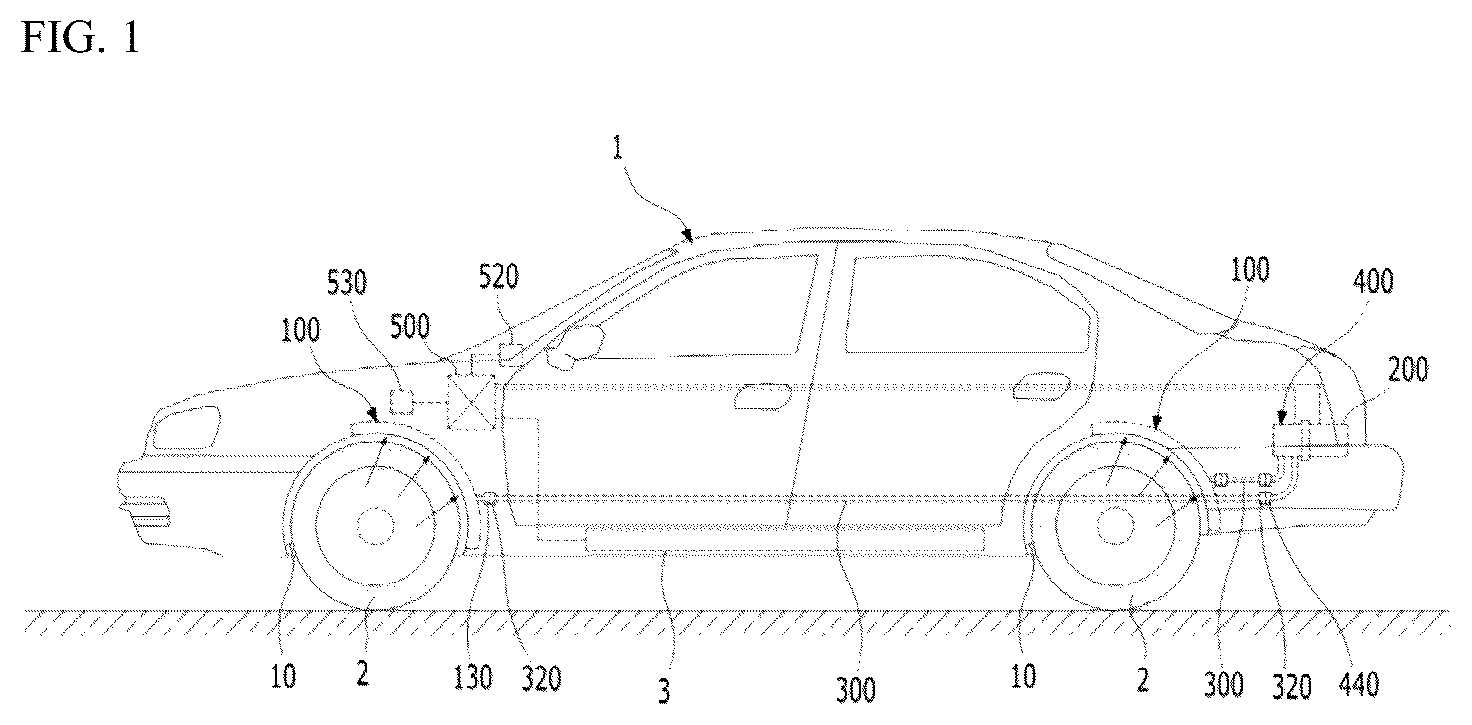 Patent US12311893 — Dust collector for vehicle — Figure 1