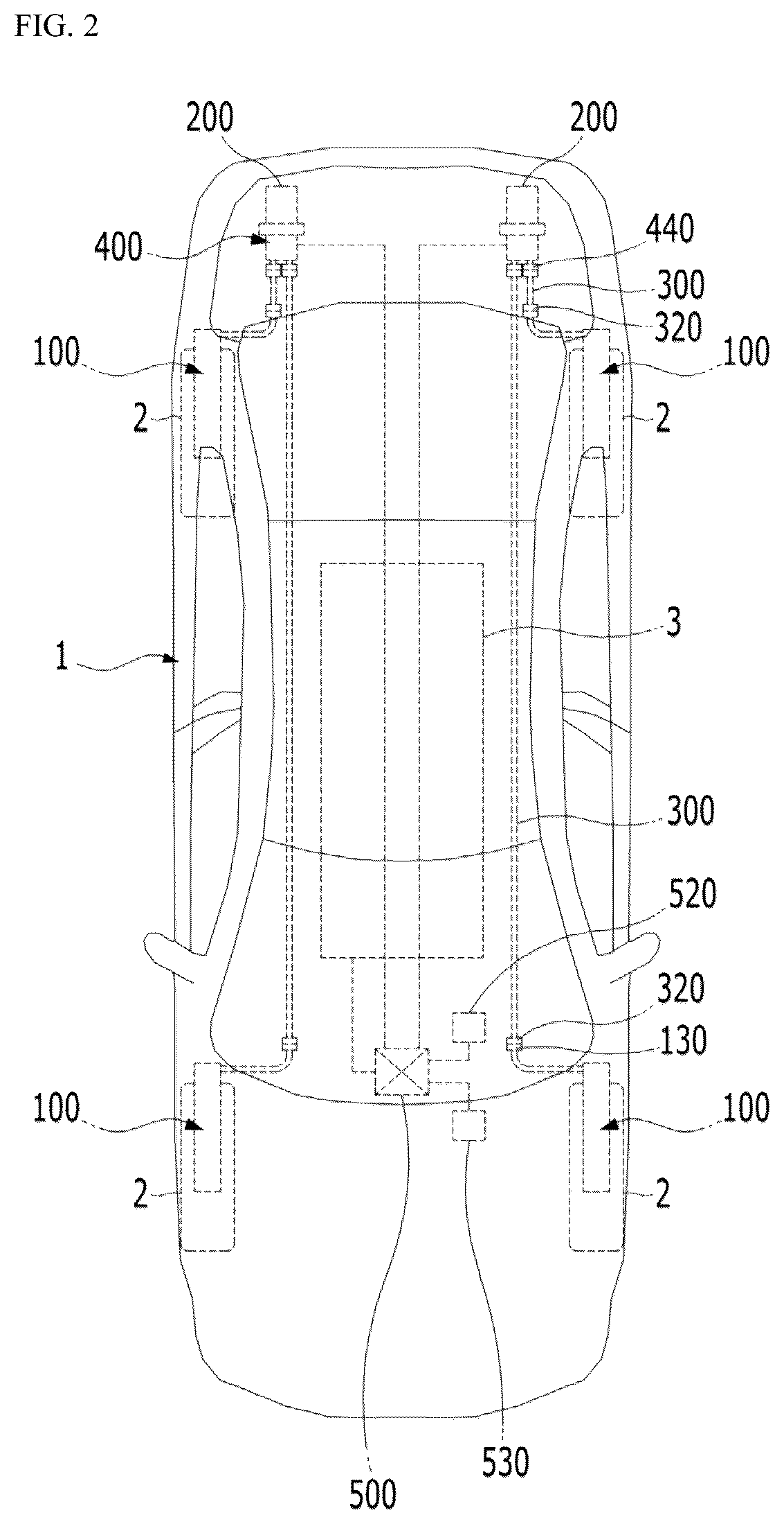 Patent US12311893 Figure 2 – Dust collector for vehicle