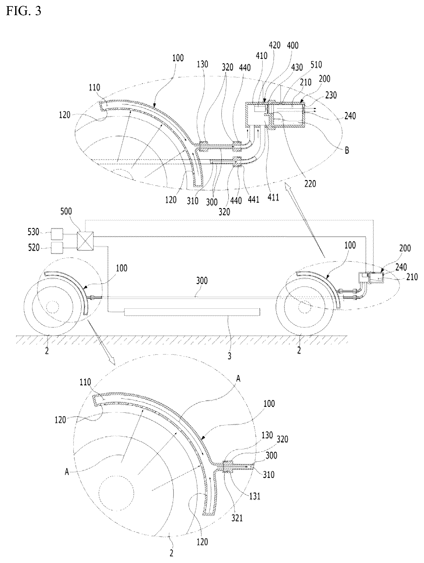 Patent US12311893 Figure 3 – Dust collector for vehicle