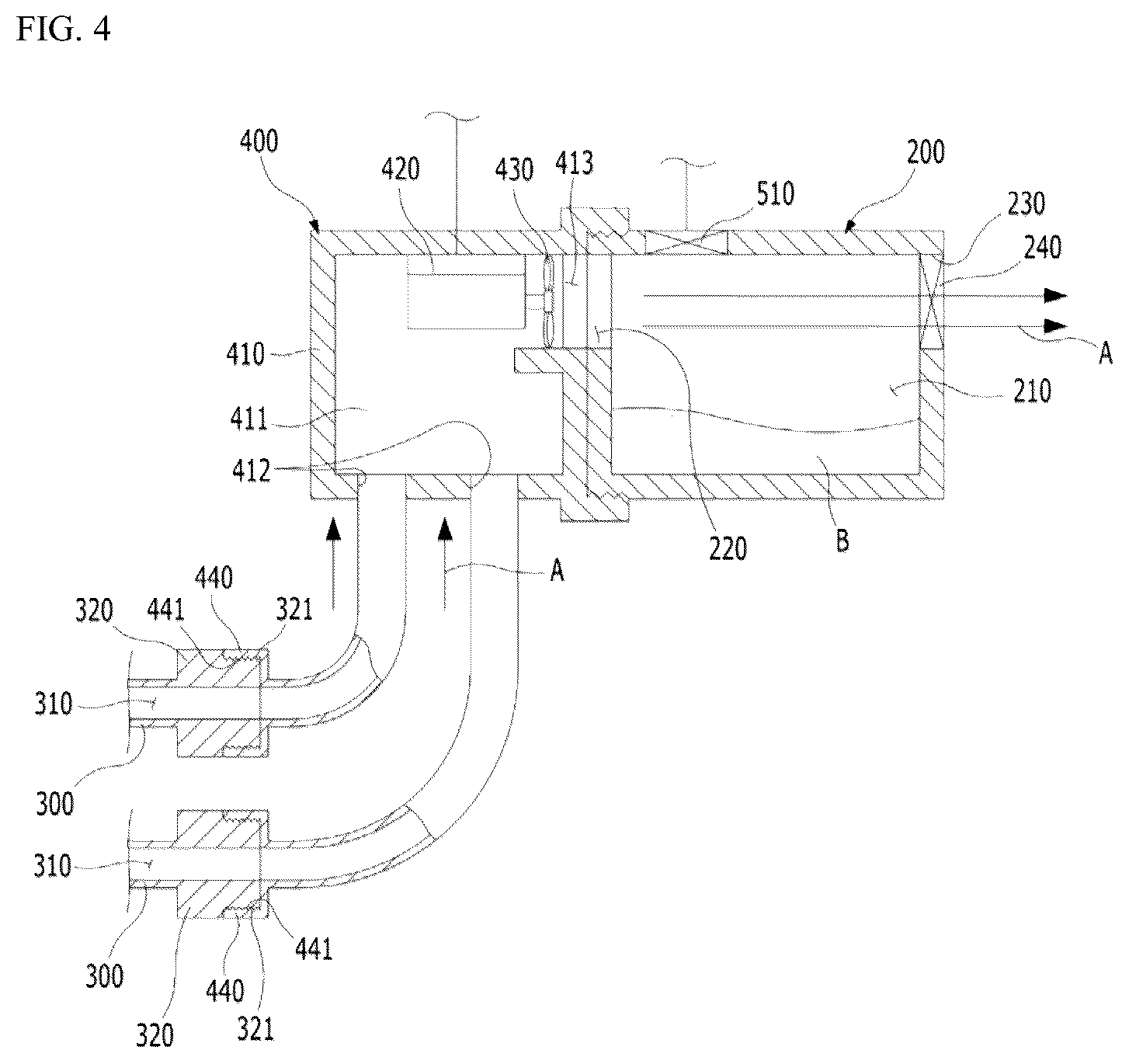 Patent US12311893 Figure 4 – Dust collector for vehicle