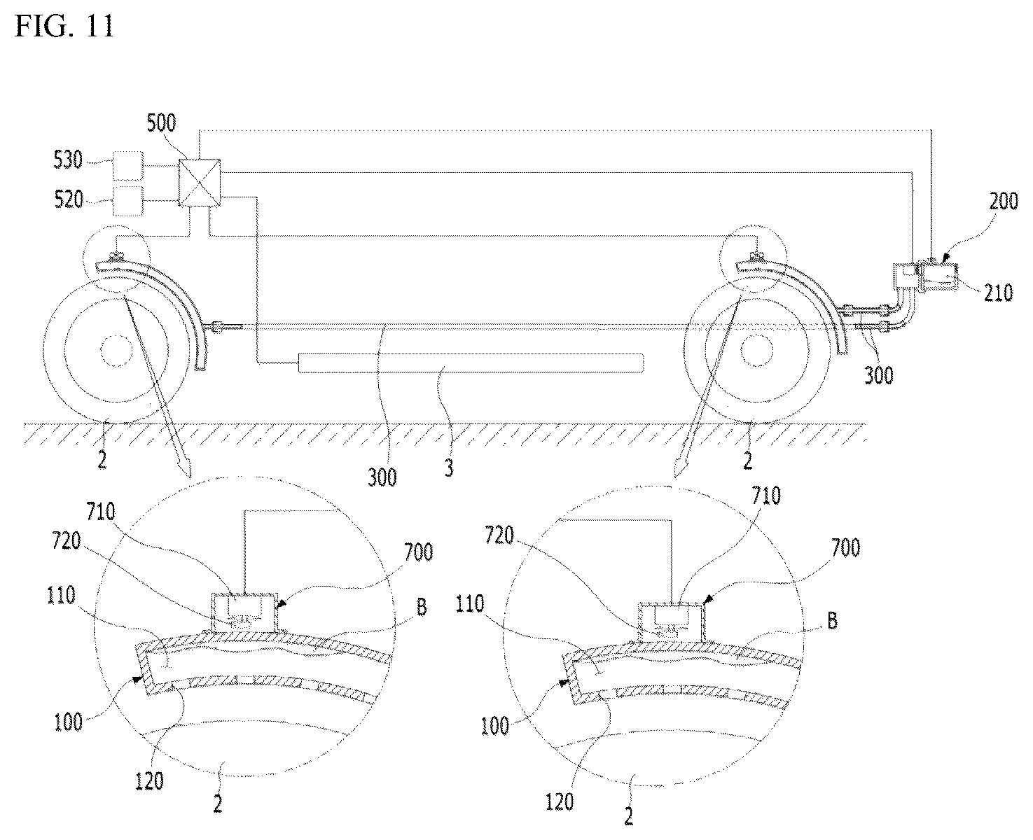 Patent US12311893 Figure 10 – Dust collector for vehicle