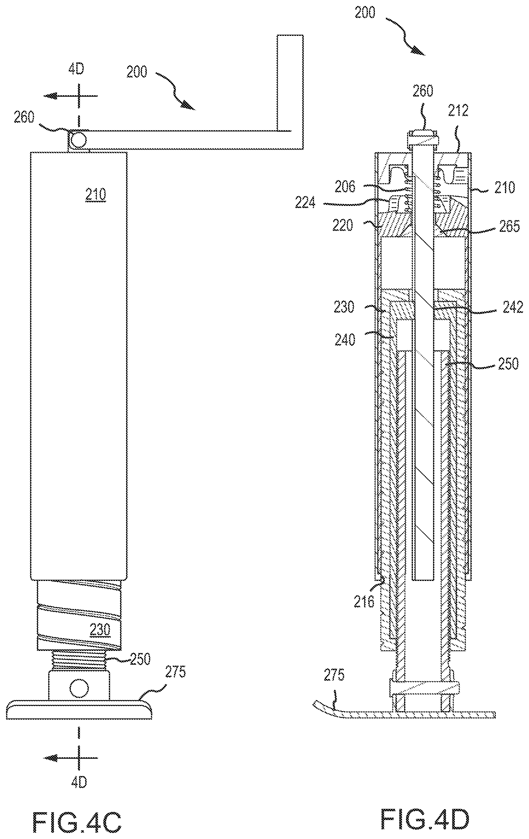 Patent US12311895 Figure 5 – Two speed trailer jack